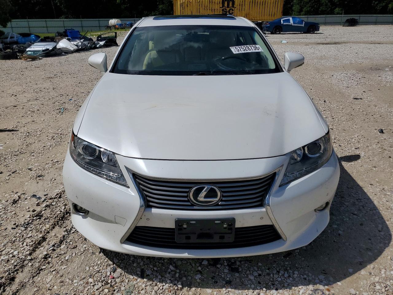2015 Lexus Es 350 White vin: JTHBK1GG8F2201510