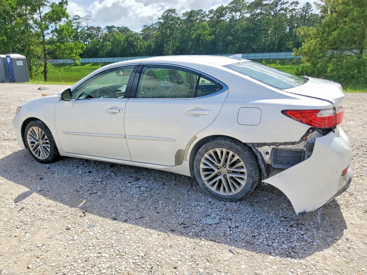 2015 Lexus Es 350 White vin: JTHBK1GG8F2201510