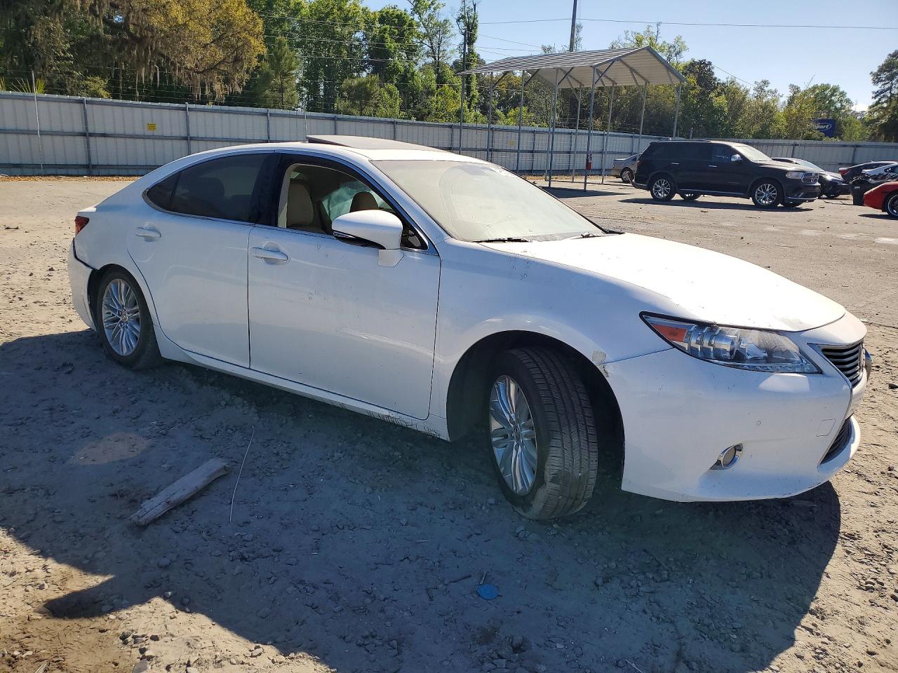 2015 Lexus Es 350 Base Белый vin: JTHBK1GG8F2201927