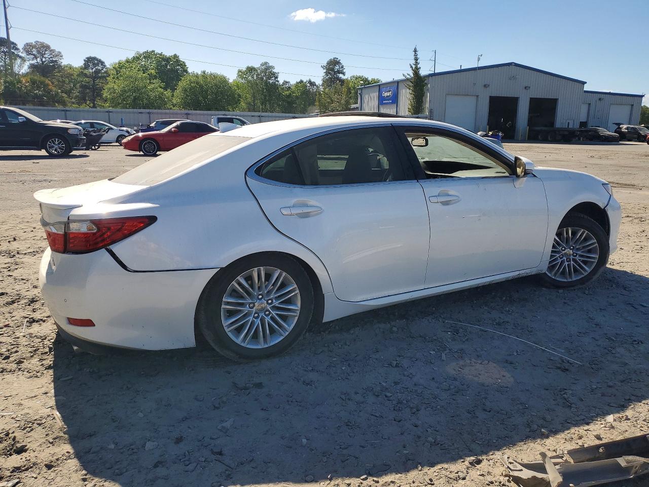 2015 Lexus Es 350 Base Белый vin: JTHBK1GG8F2201927
