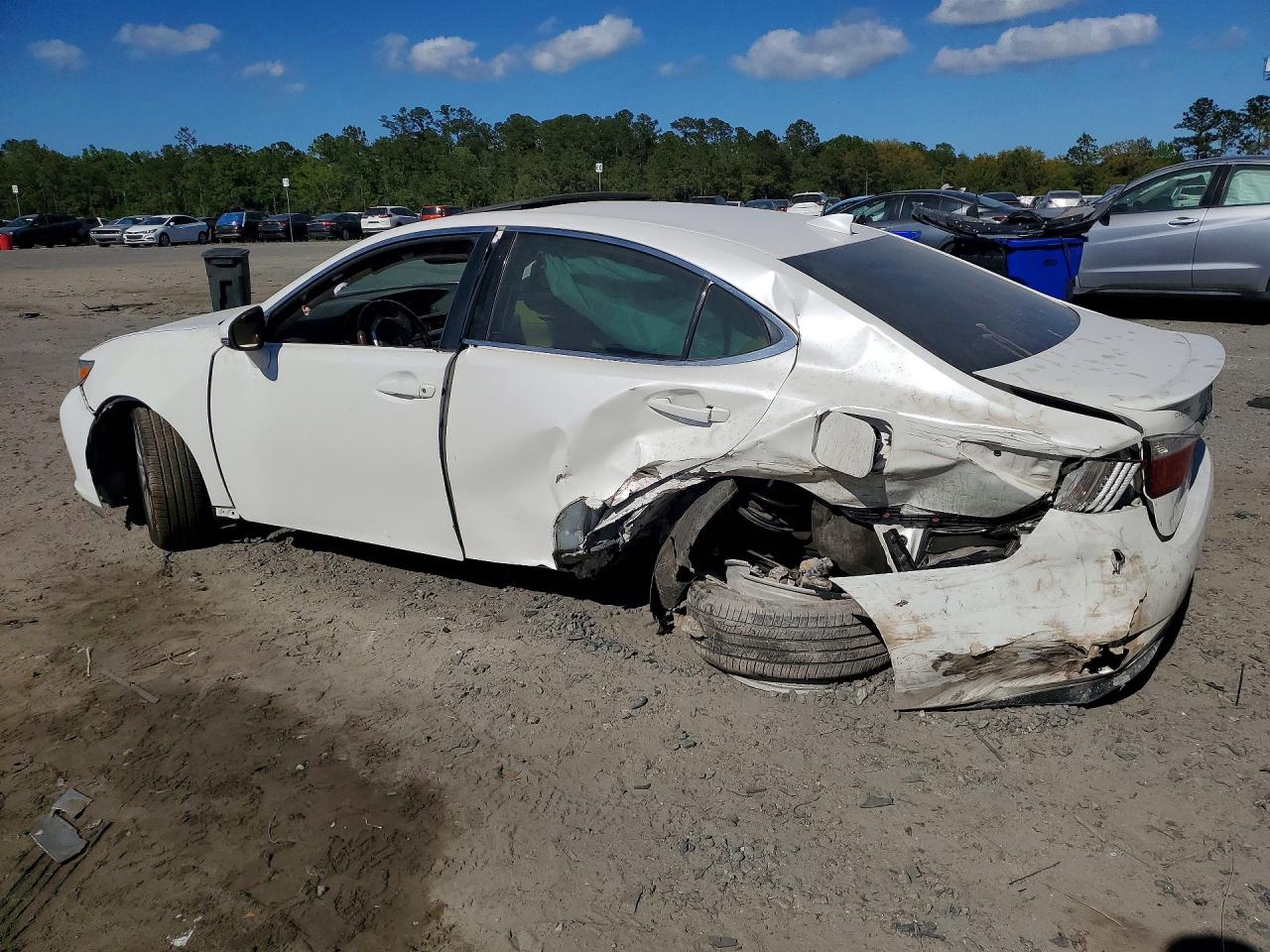 2015 Lexus Es 350 Base Белый vin: JTHBK1GG8F2201927