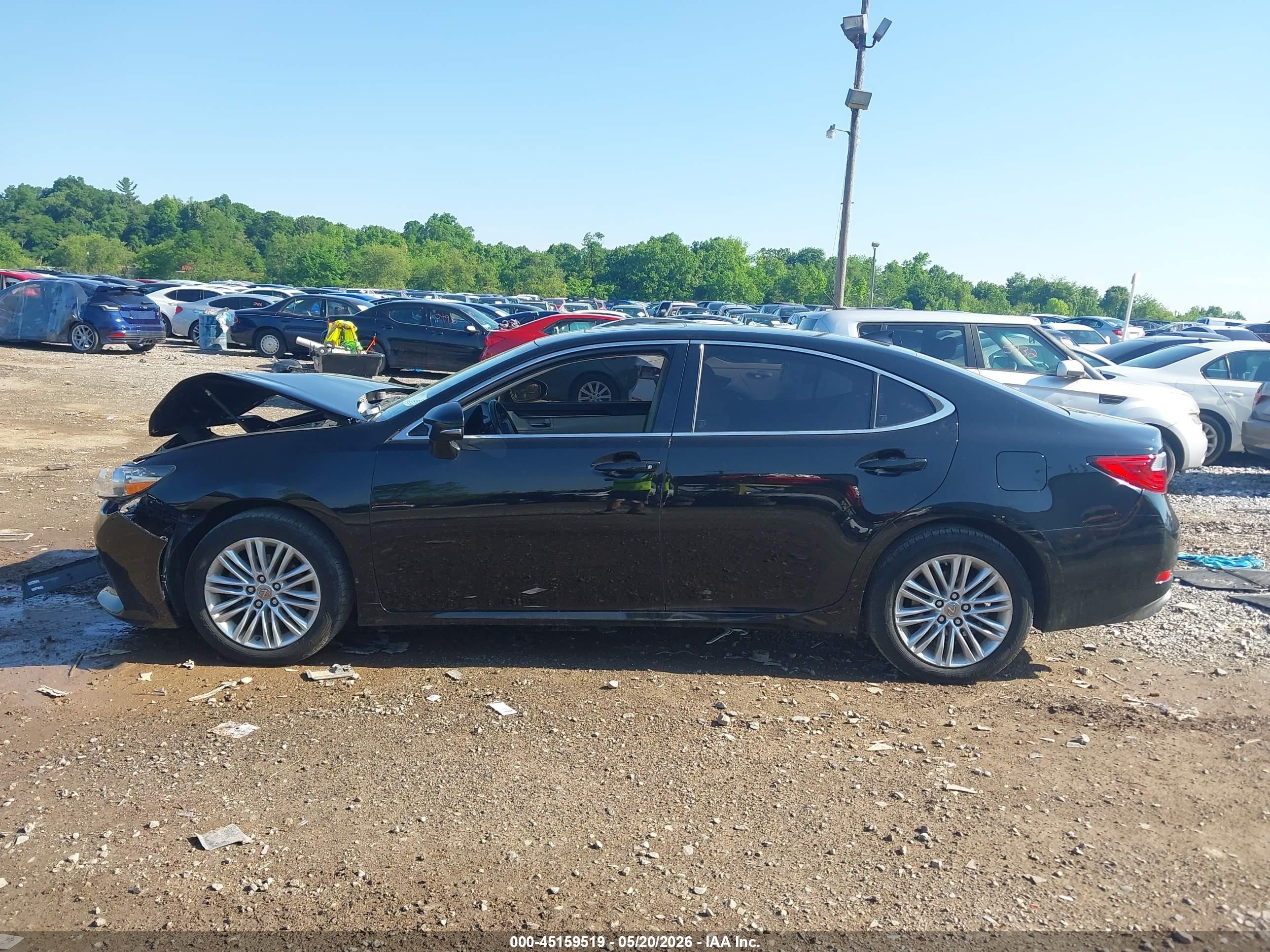 2015 Lexus Es 350   Black vin: JTHBK1GG8F2205783