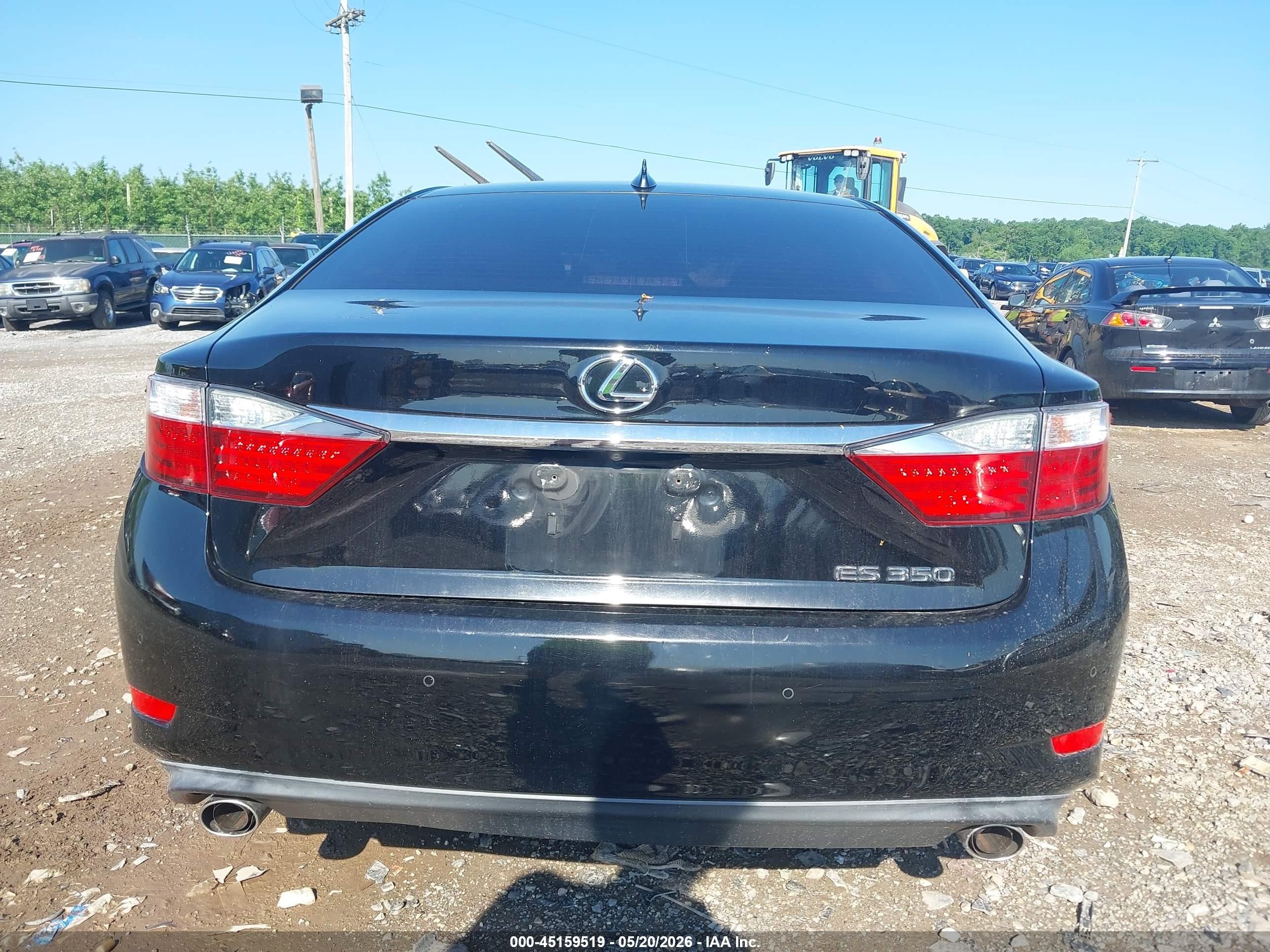 2015 Lexus Es 350   Black vin: JTHBK1GG8F2205783
