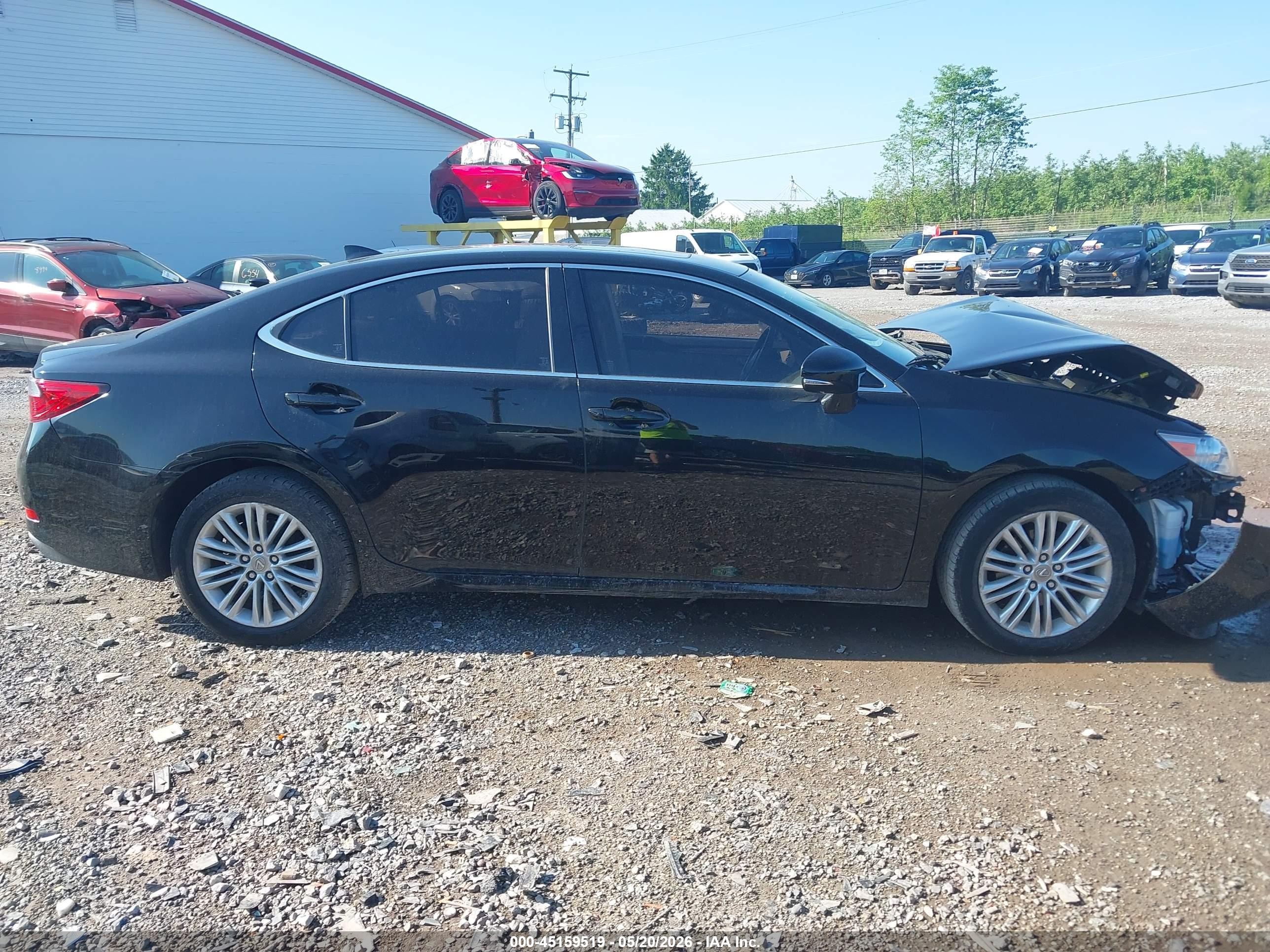 2015 Lexus Es 350   Black vin: JTHBK1GG8F2205783