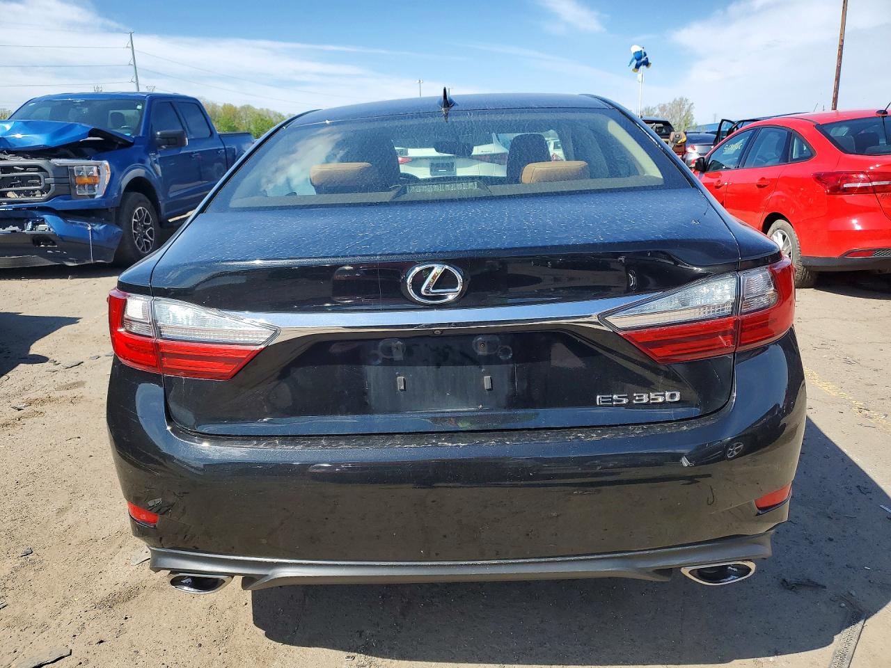 2016 Lexus Es 350 Black vin: JTHBK1GG8G2217384