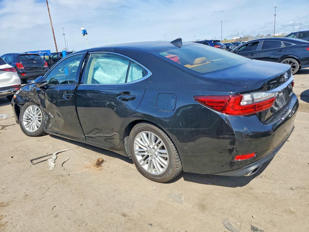 2016 Lexus Es 350 Black vin: JTHBK1GG8G2217384