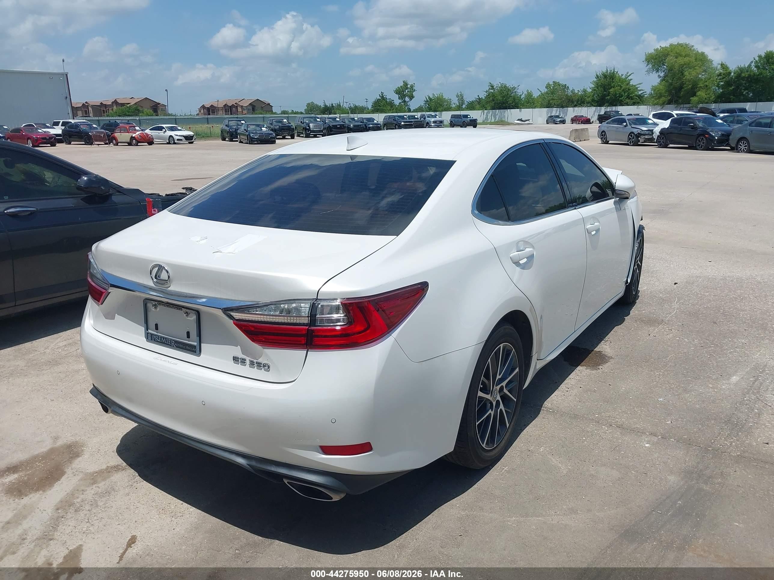 2016 Lexus Es 350   White vin: JTHBK1GG8G2236159