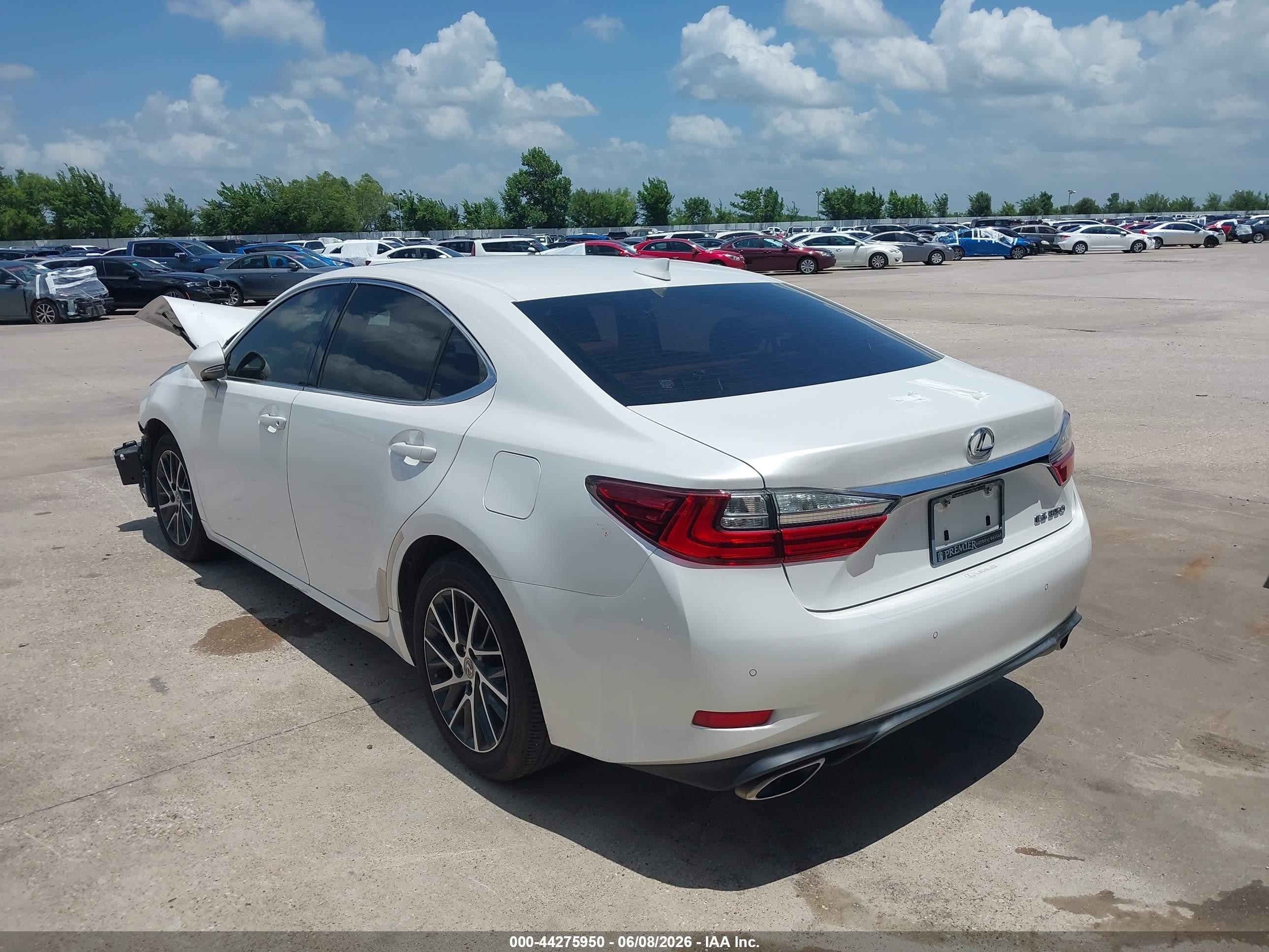 2016 Lexus Es 350   White vin: JTHBK1GG8G2236159