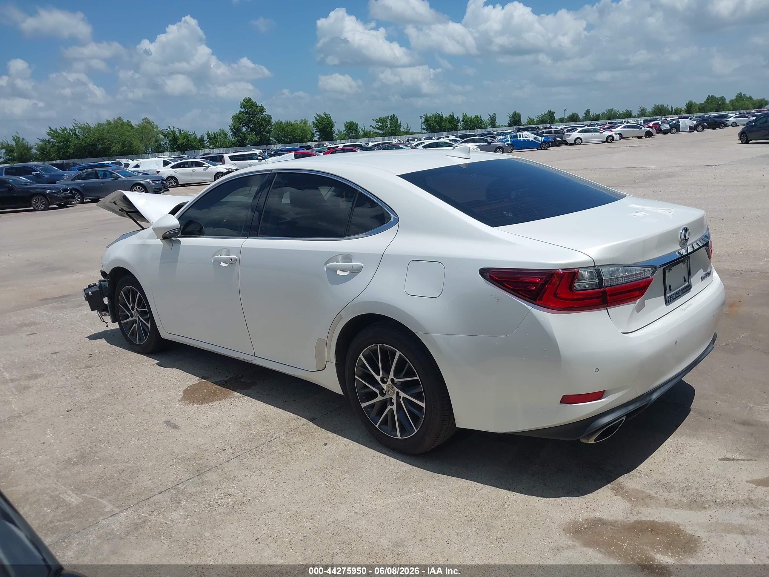 2016 Lexus Es 350   White vin: JTHBK1GG8G2236159