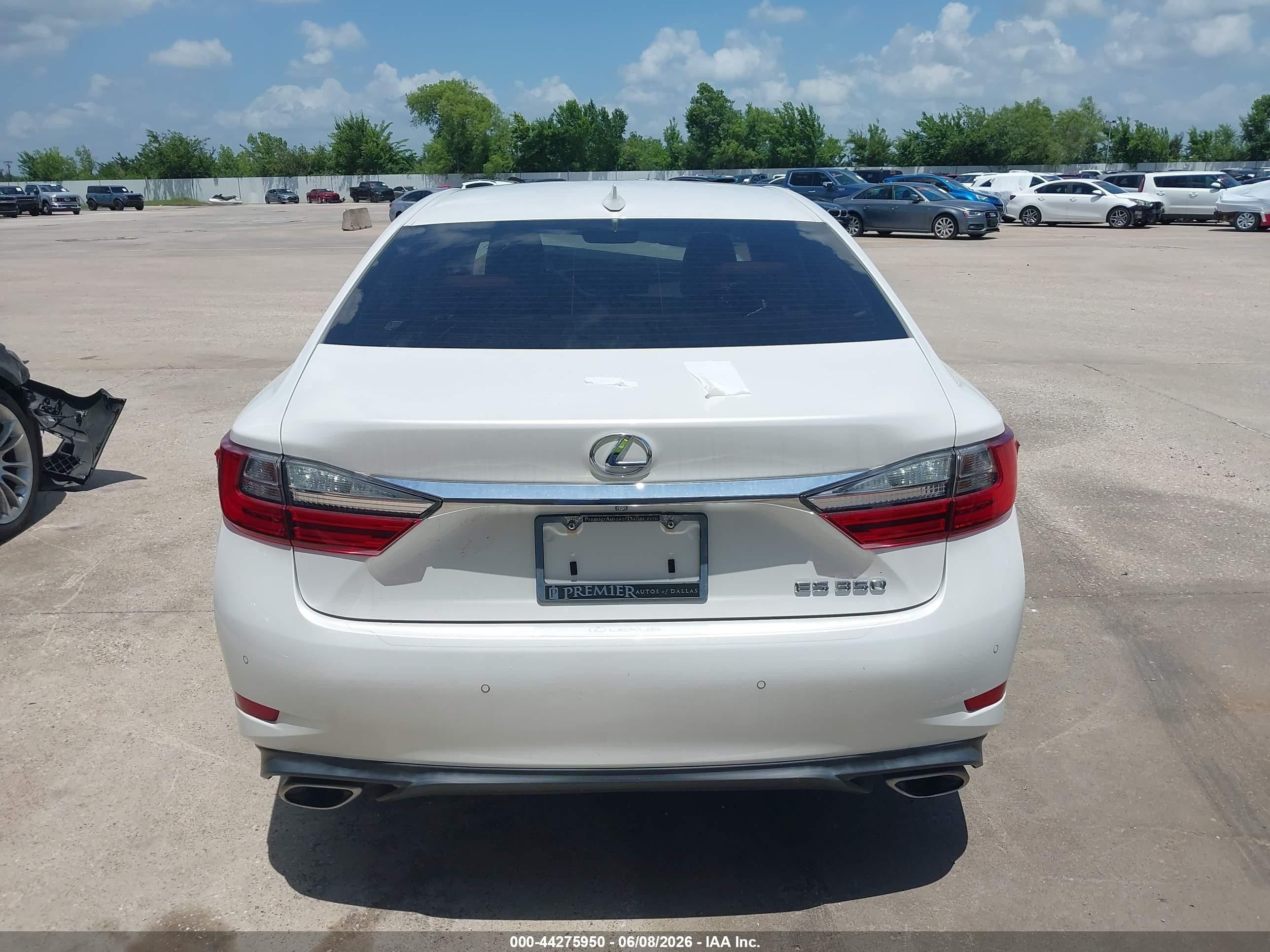 2016 Lexus Es 350   White vin: JTHBK1GG8G2236159