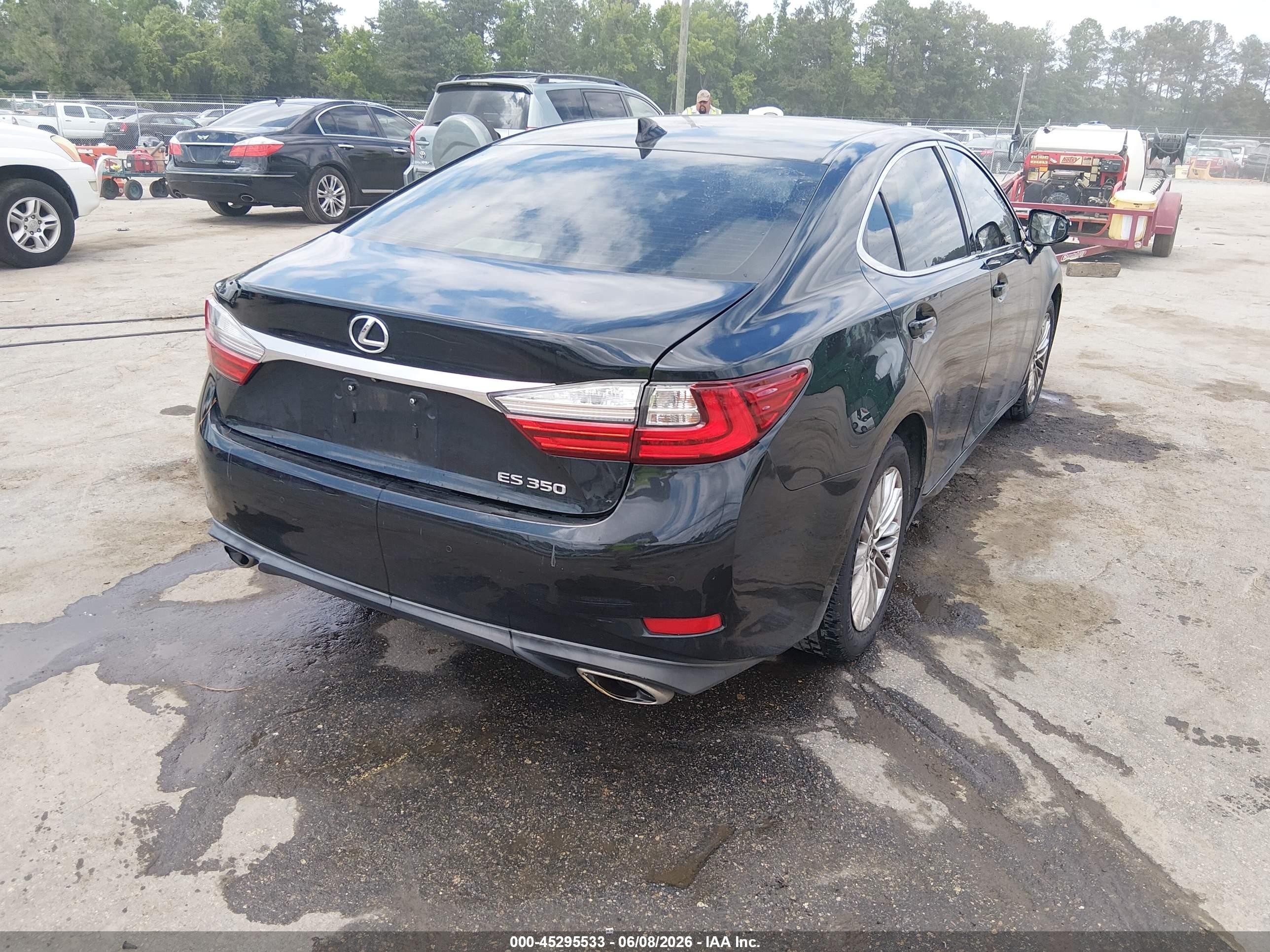 2016 Lexus Es 350 Black vin: JTHBK1GG8G2238381