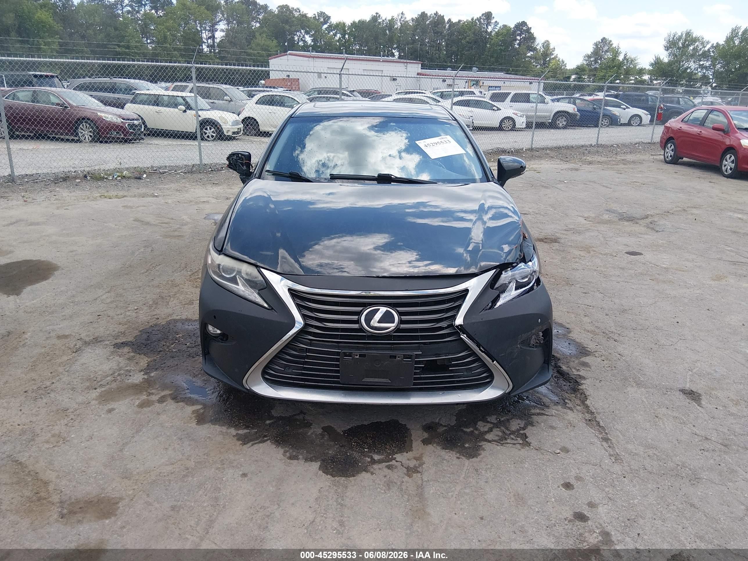 2016 Lexus Es 350 Black vin: JTHBK1GG8G2238381