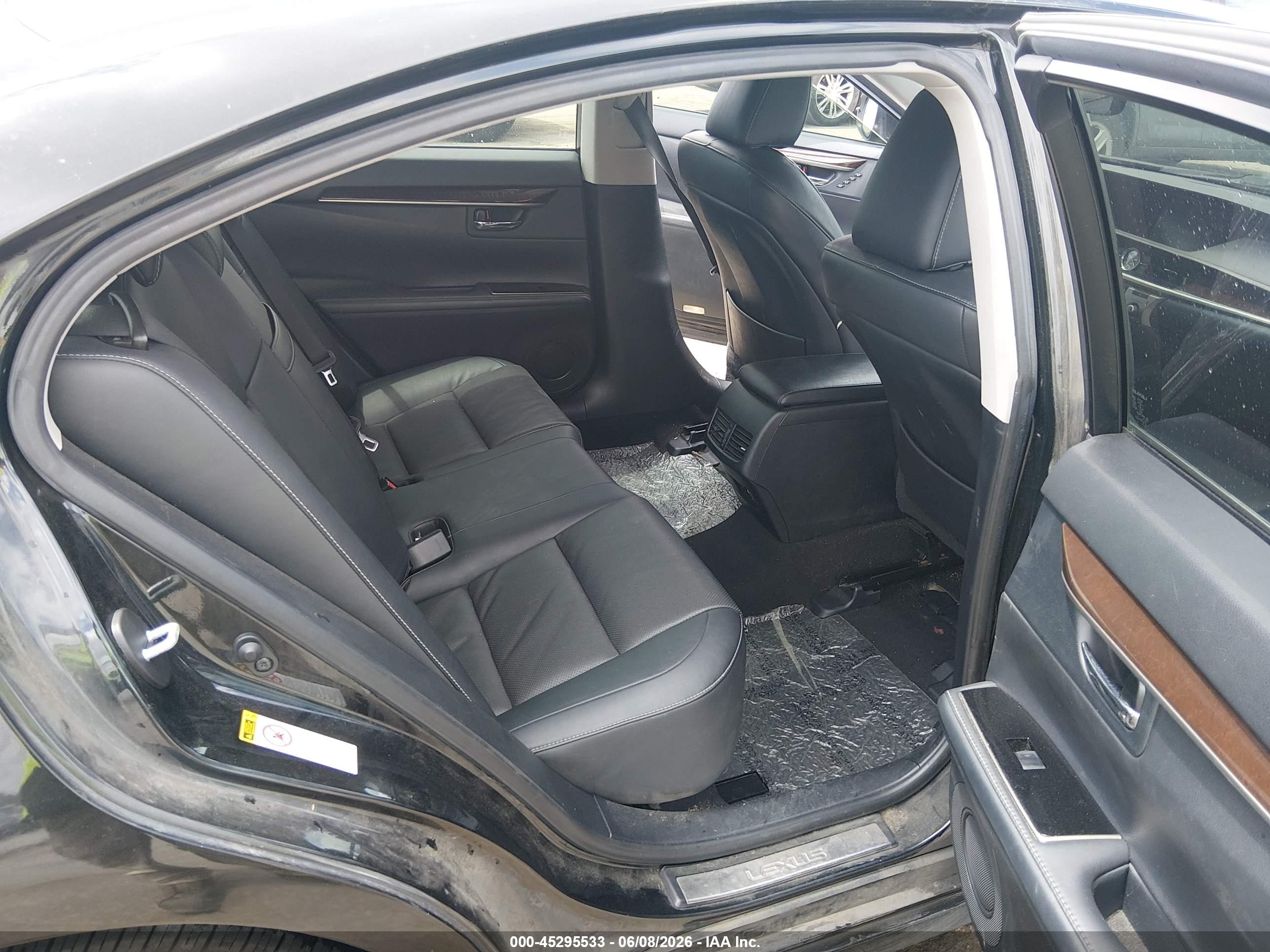 2016 Lexus Es 350 Black vin: JTHBK1GG8G2238381