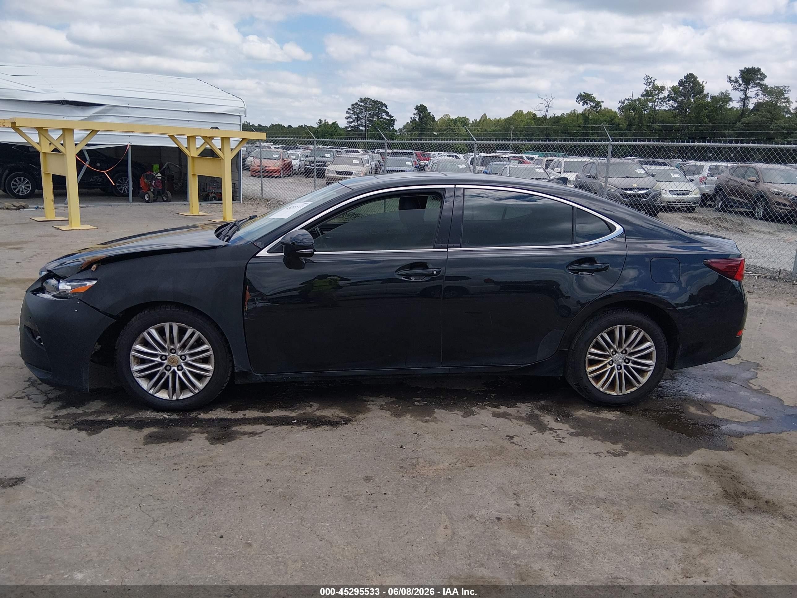2016 Lexus Es 350 Black vin: JTHBK1GG8G2238381