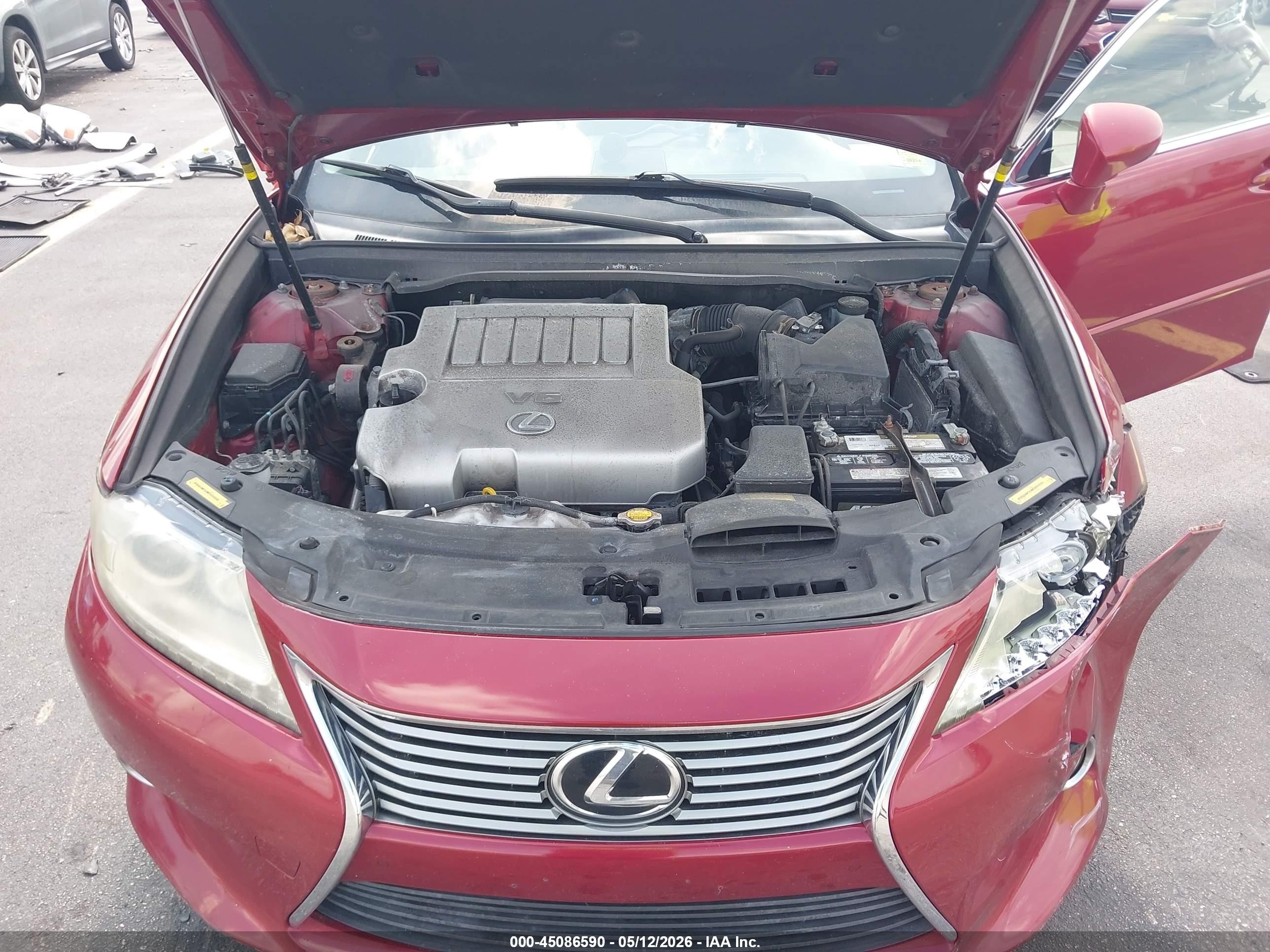 2013 Lexus Es 350 Red vin: JTHBK1GG9D2007243