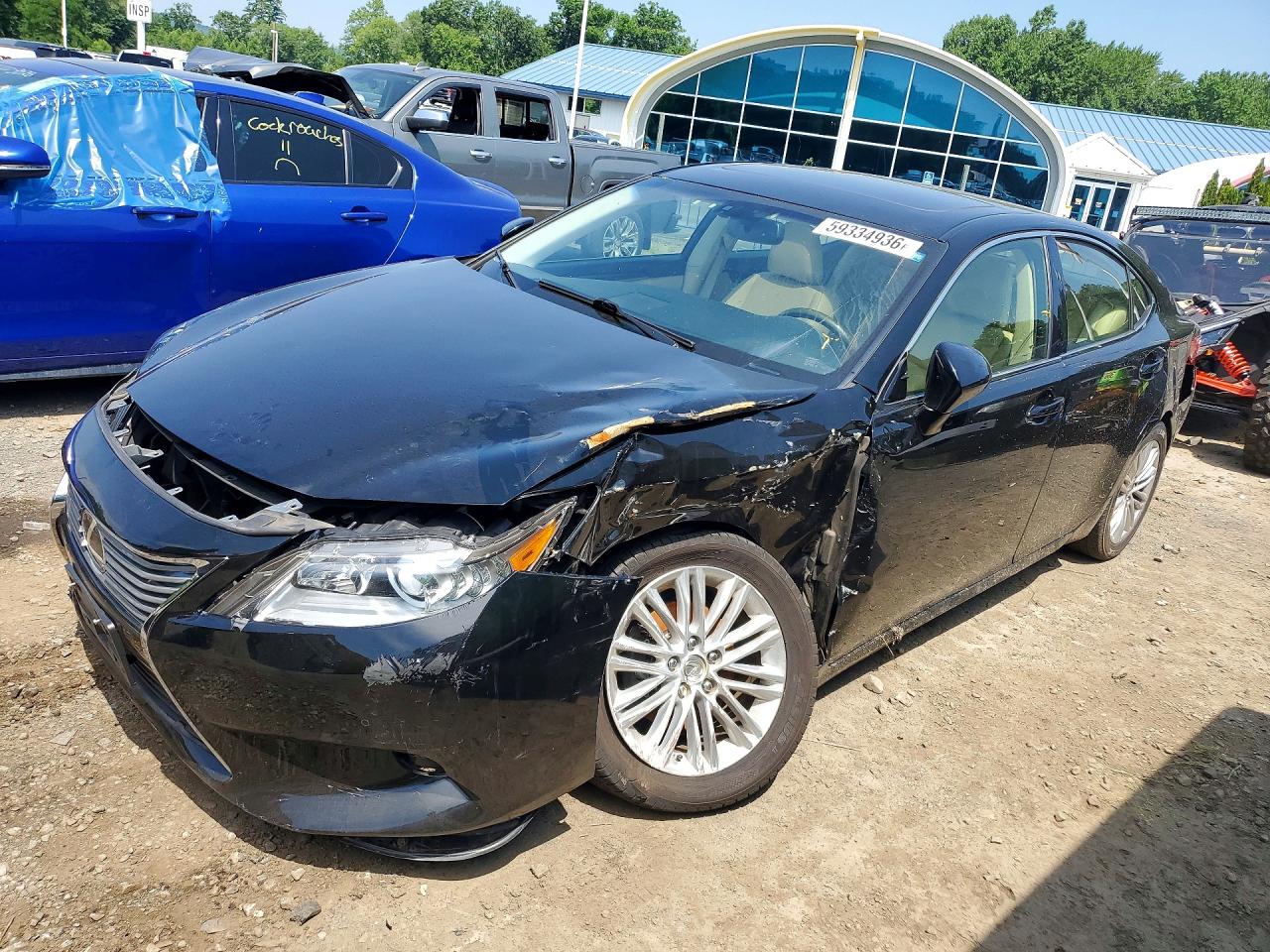 2013 Lexus Es 350 Black vin: JTHBK1GG9D2011924
