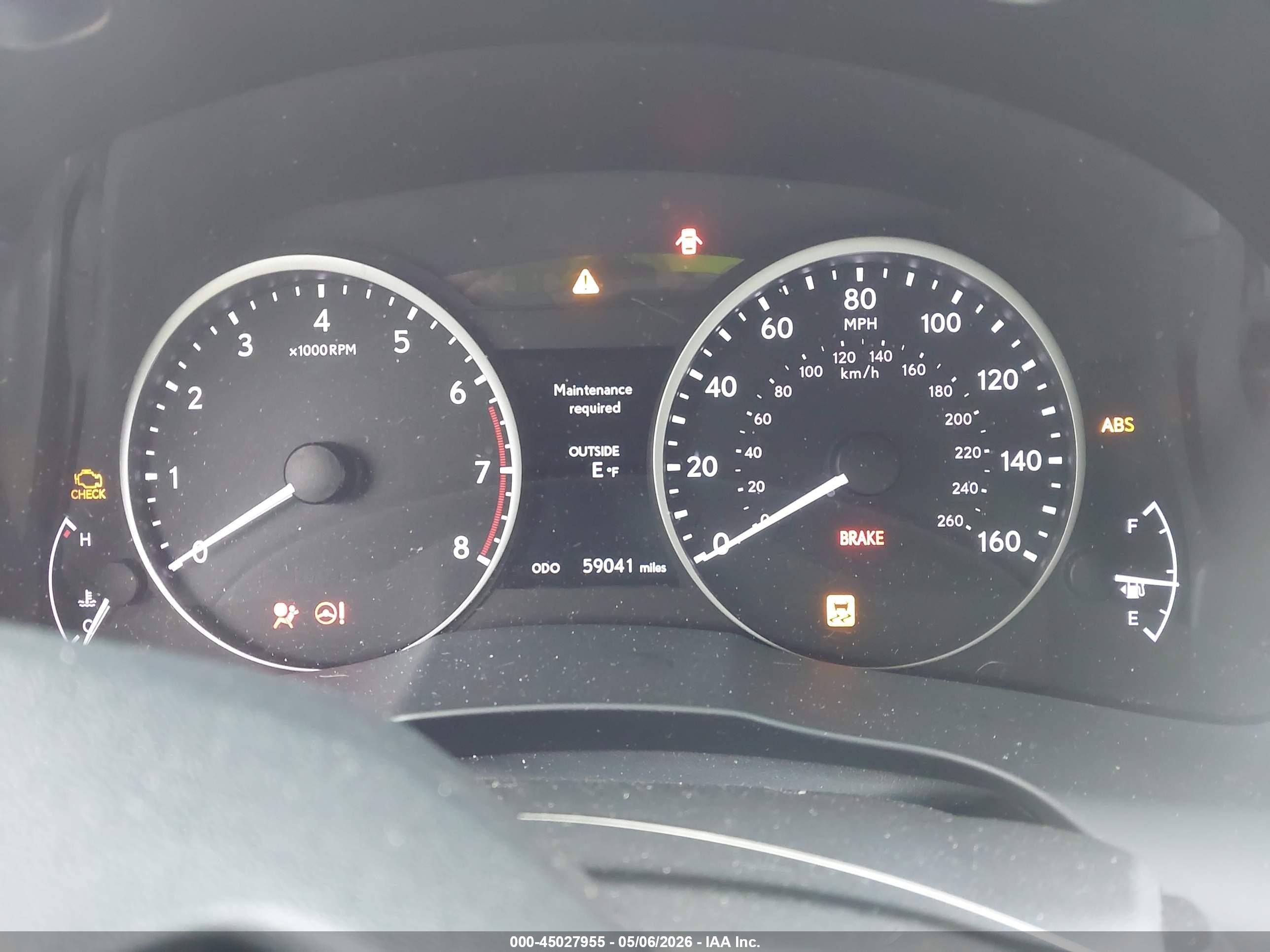 2013 Lexus Es 350   Tan vin: JTHBK1GG9D2014841