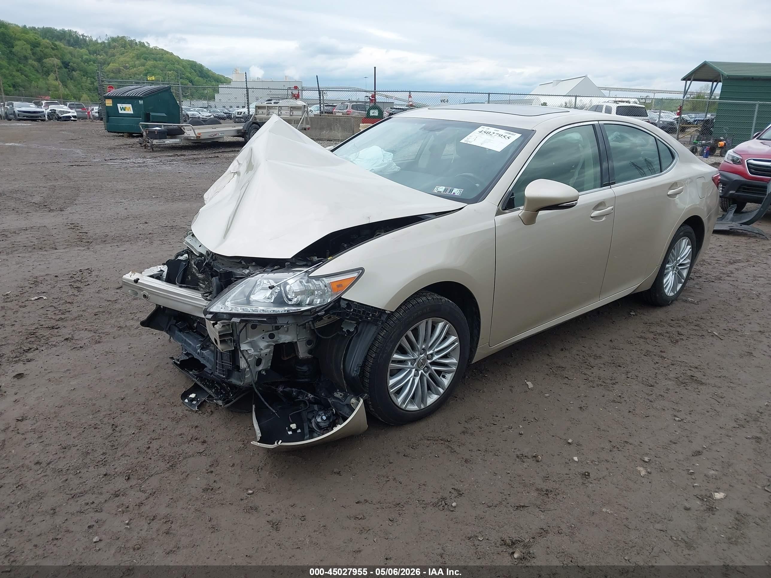2013 Lexus Es 350   Tan vin: JTHBK1GG9D2014841