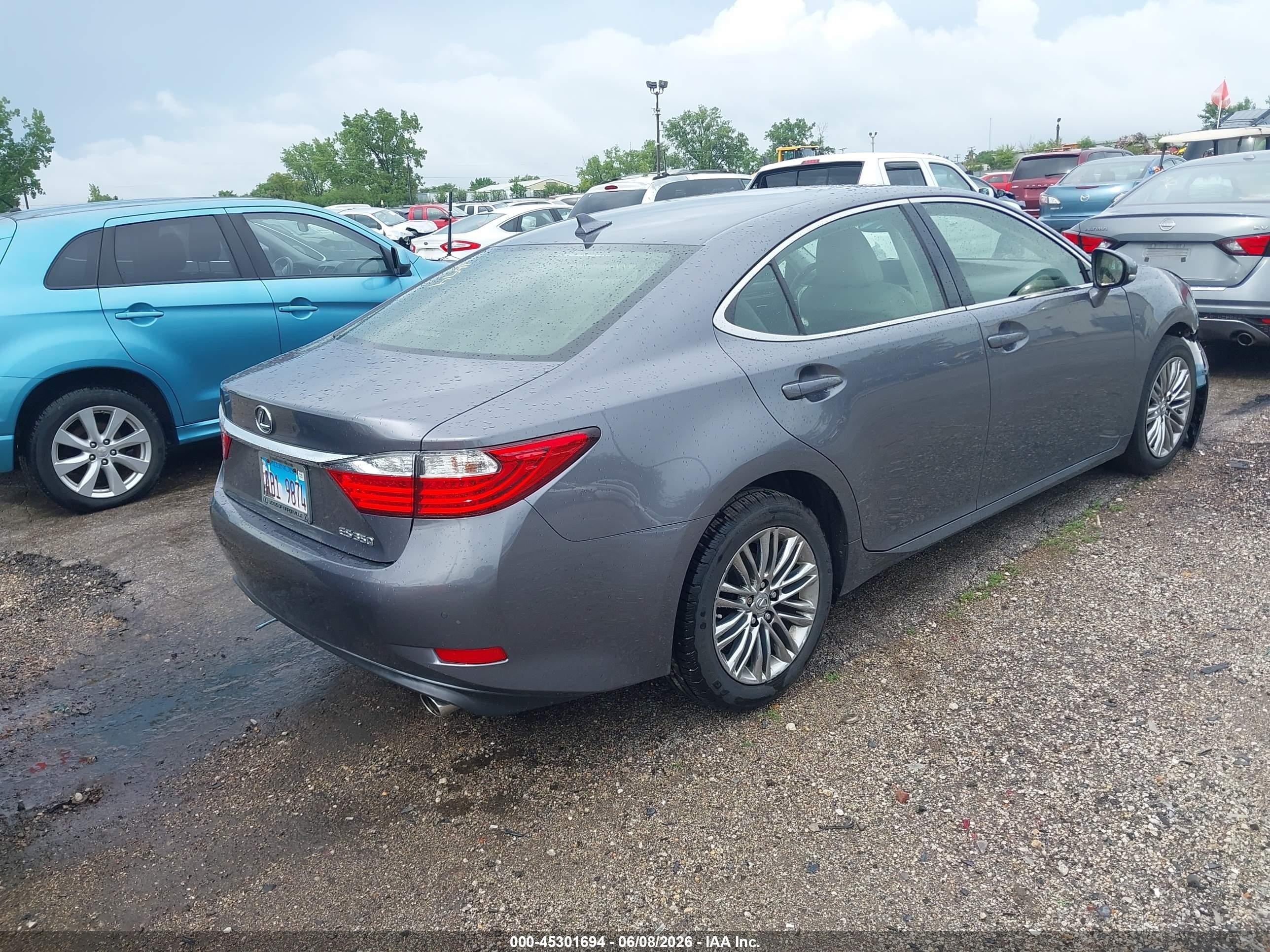 2013 Lexus Es 350   Gray vin: JTHBK1GG9D2017464