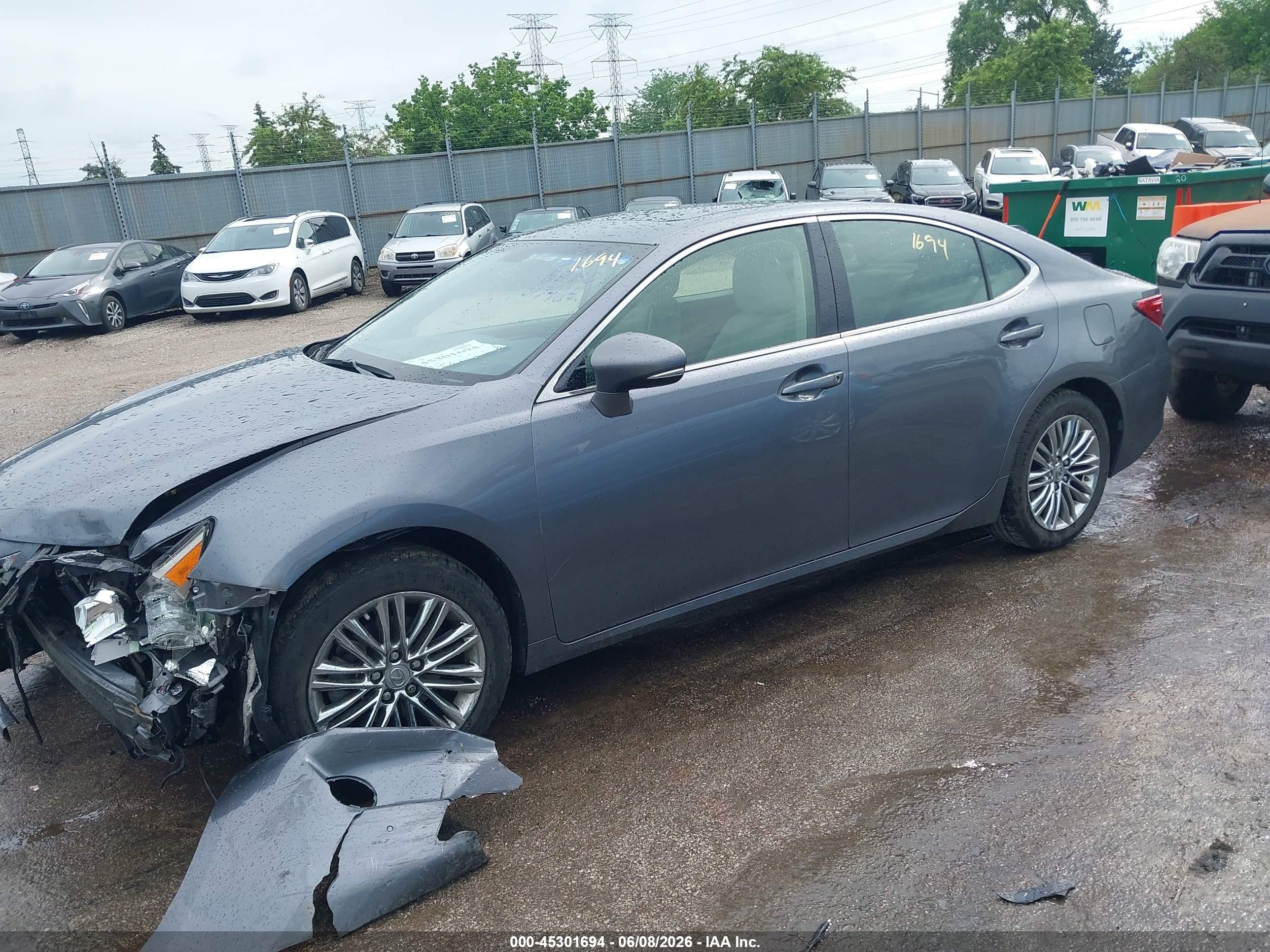 2013 Lexus Es 350   Gray vin: JTHBK1GG9D2017464