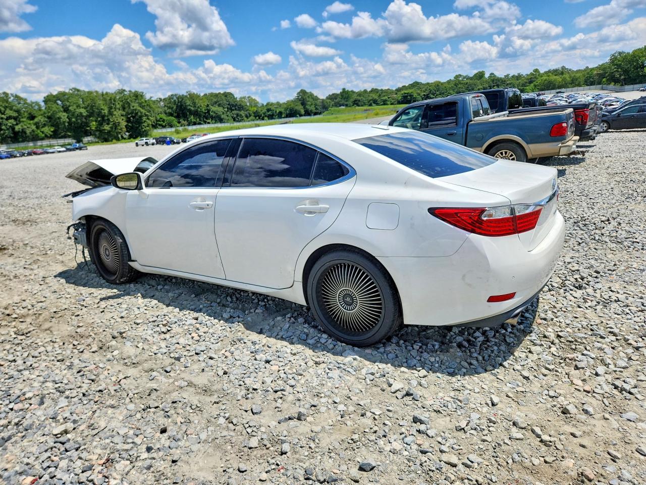 2013 Lexus Es 350 White vin: JTHBK1GG9D2020364
