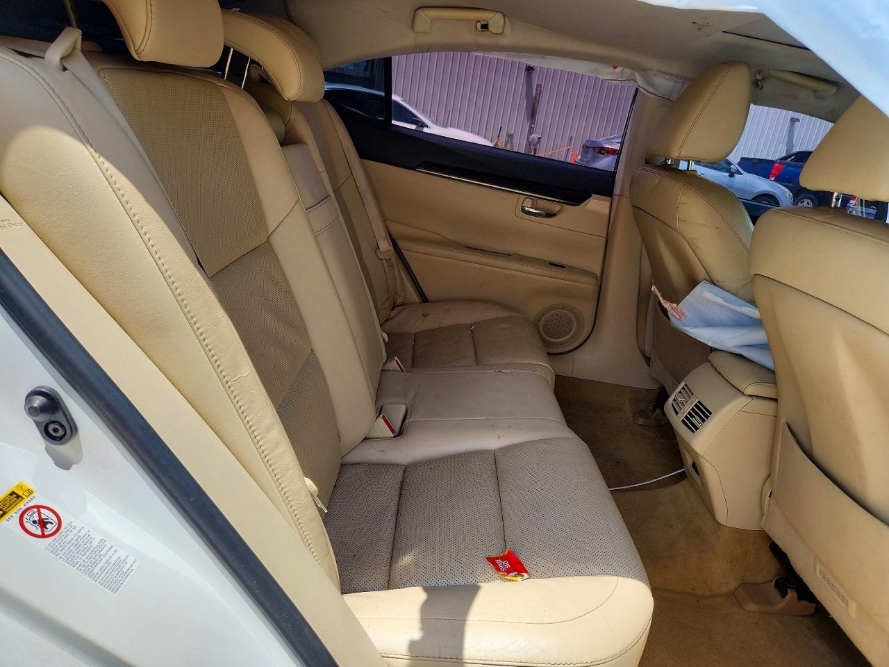 2013 Lexus Es 350 White vin: JTHBK1GG9D2020364