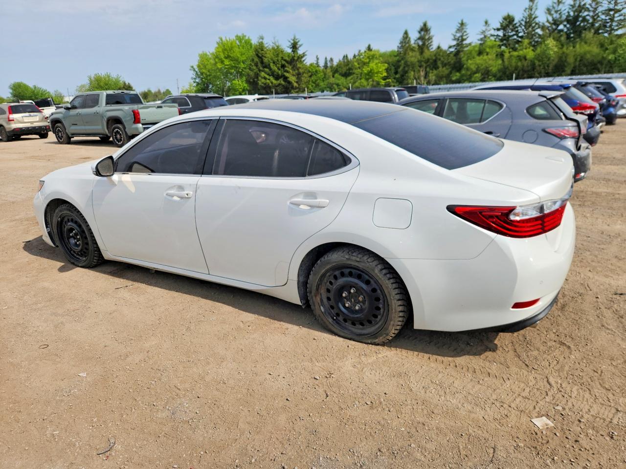 2013 Lexus Es 350 White vin: JTHBK1GG9D2029887