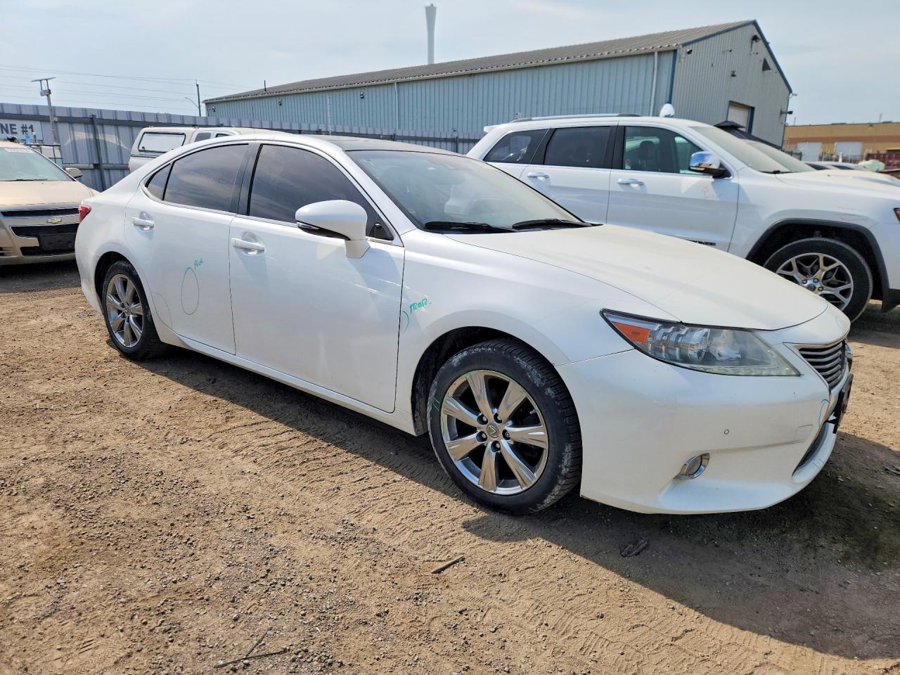2013 Lexus Es 350 White vin: JTHBK1GG9D2029887