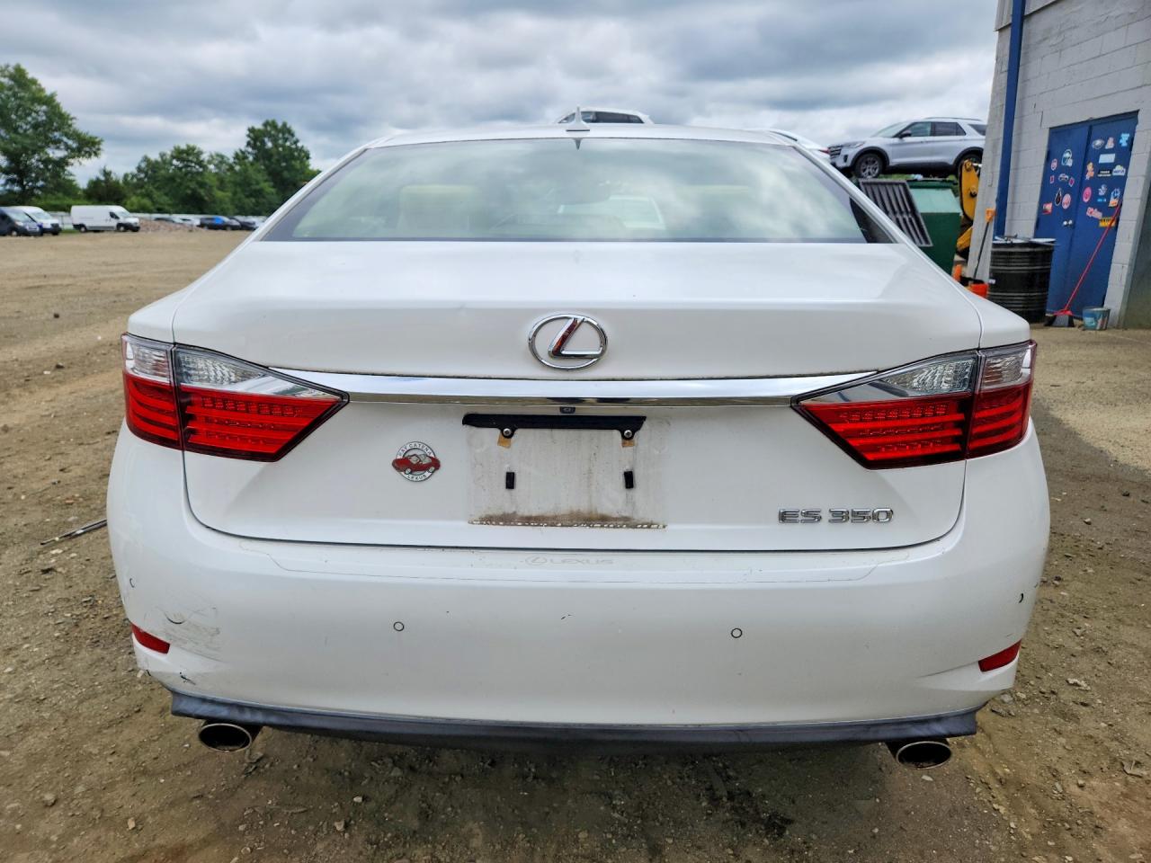 2013 Lexus Es 350 White vin: JTHBK1GG9D2036757
