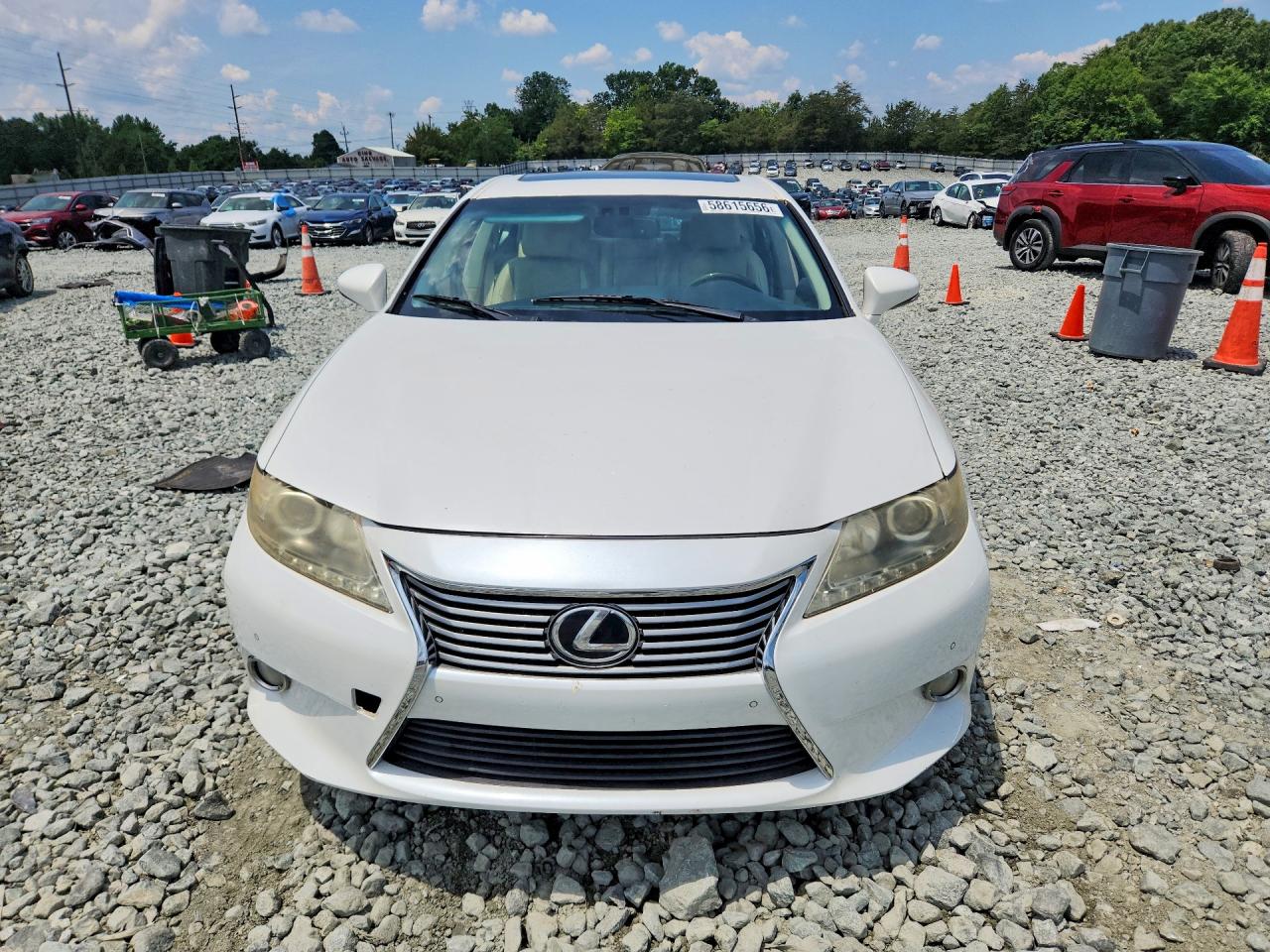 2013 Lexus Es 350 White vin: JTHBK1GG9D2041635
