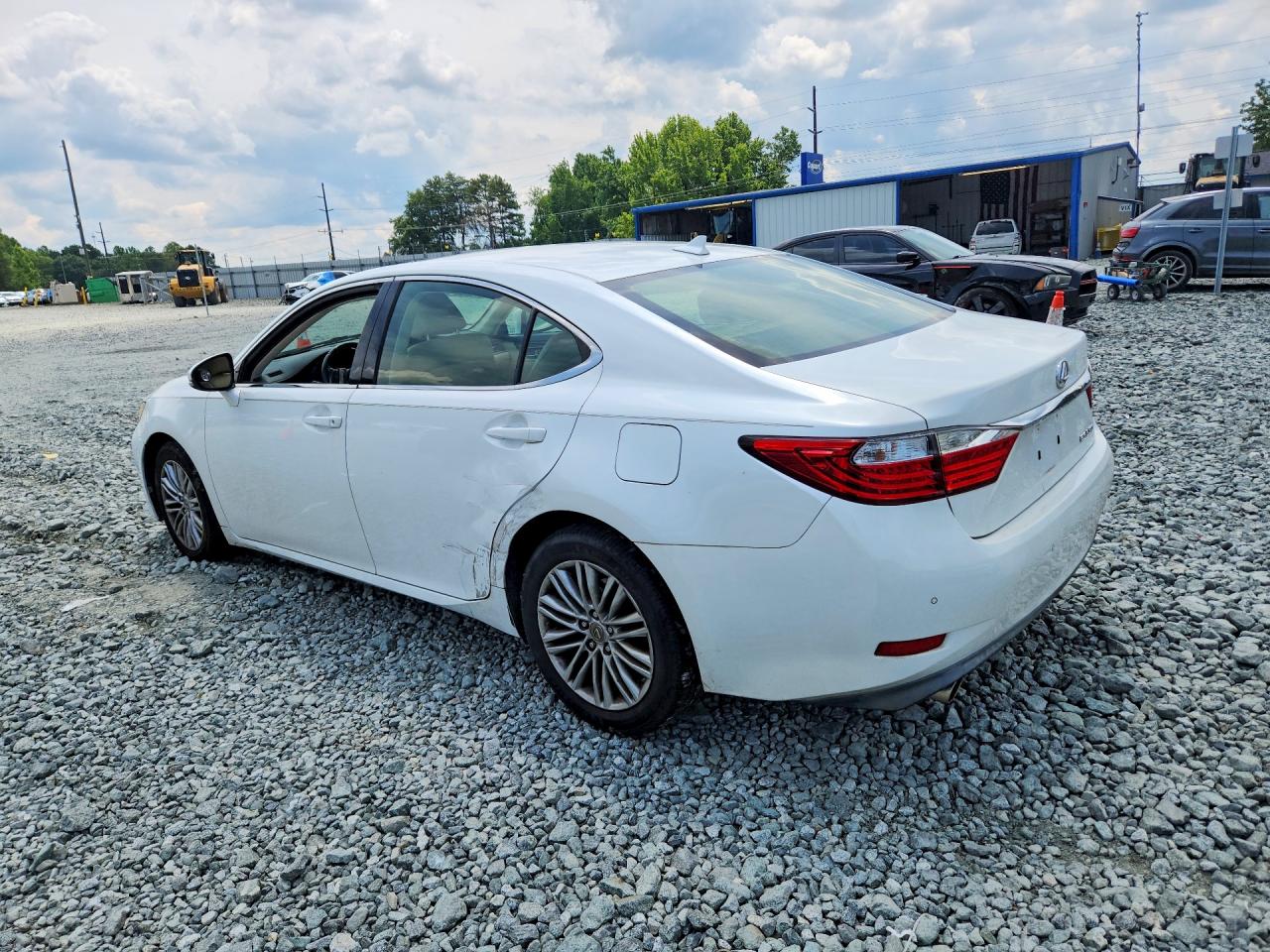 2013 Lexus Es 350 White vin: JTHBK1GG9D2041635
