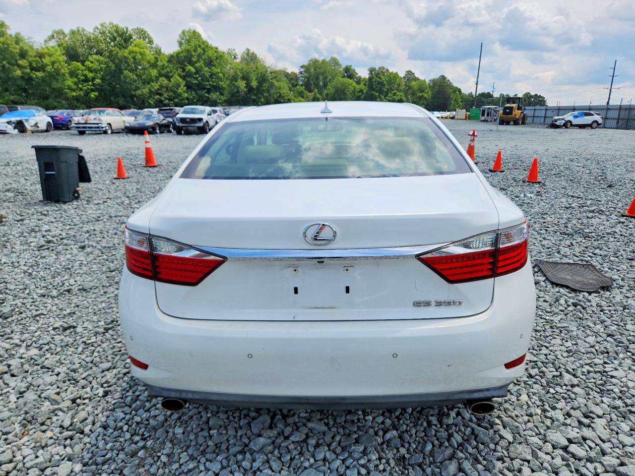 2013 Lexus Es 350 White vin: JTHBK1GG9D2041635