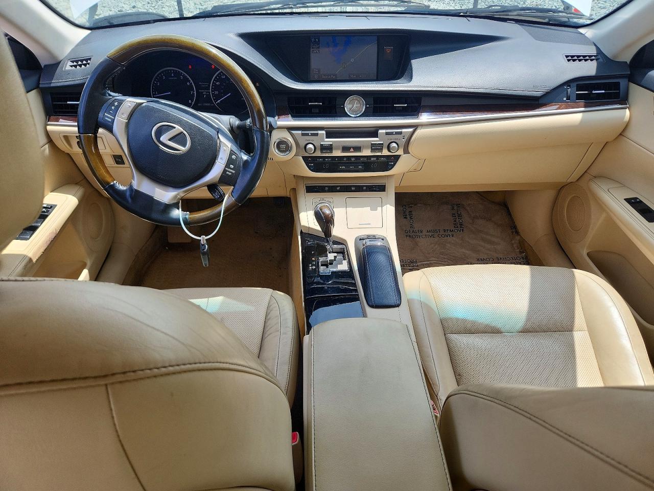 2013 Lexus Es 350 White vin: JTHBK1GG9D2041635