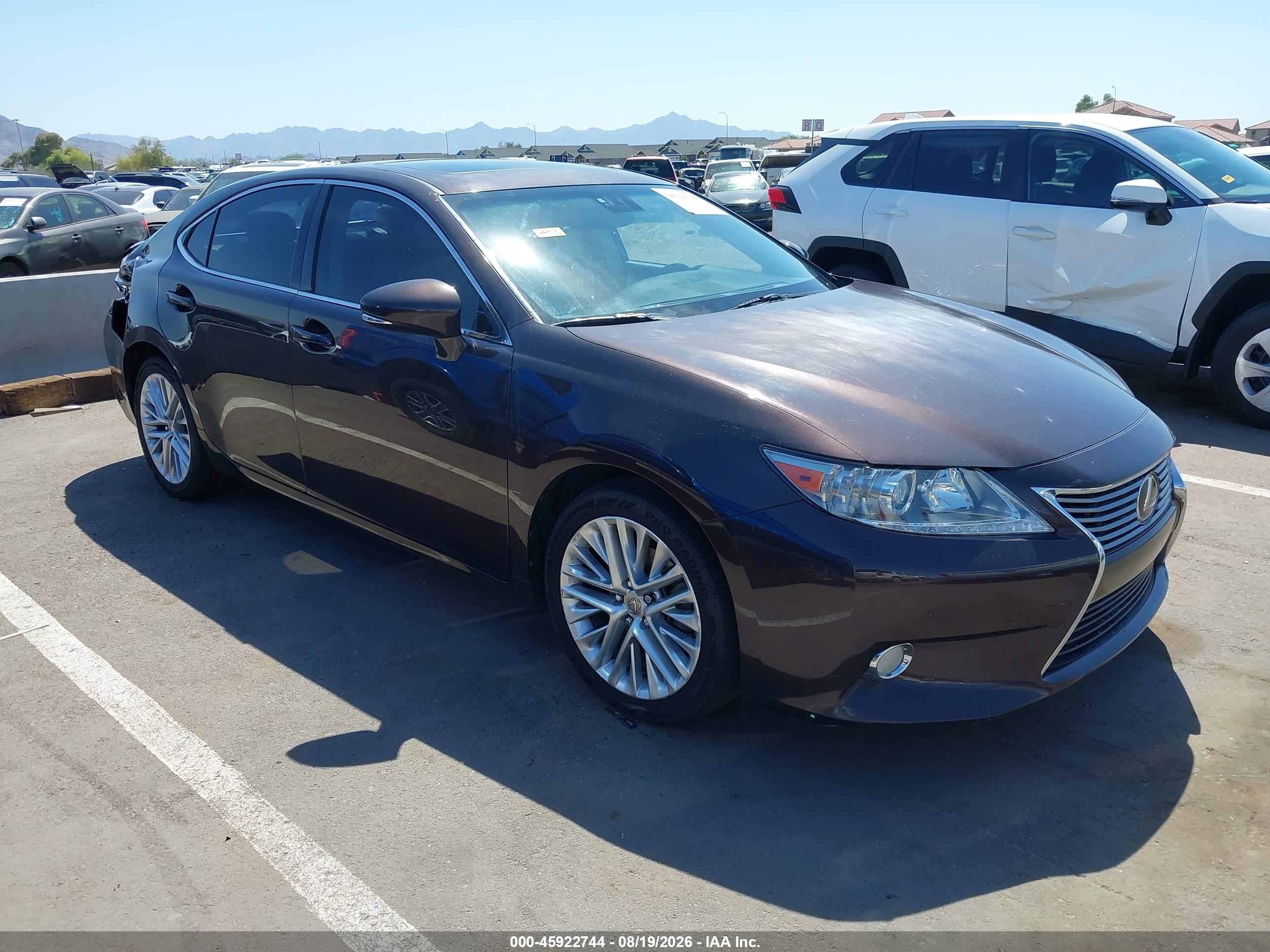 2013 Lexus Es 350   Maroon vin: JTHBK1GG9D2043756