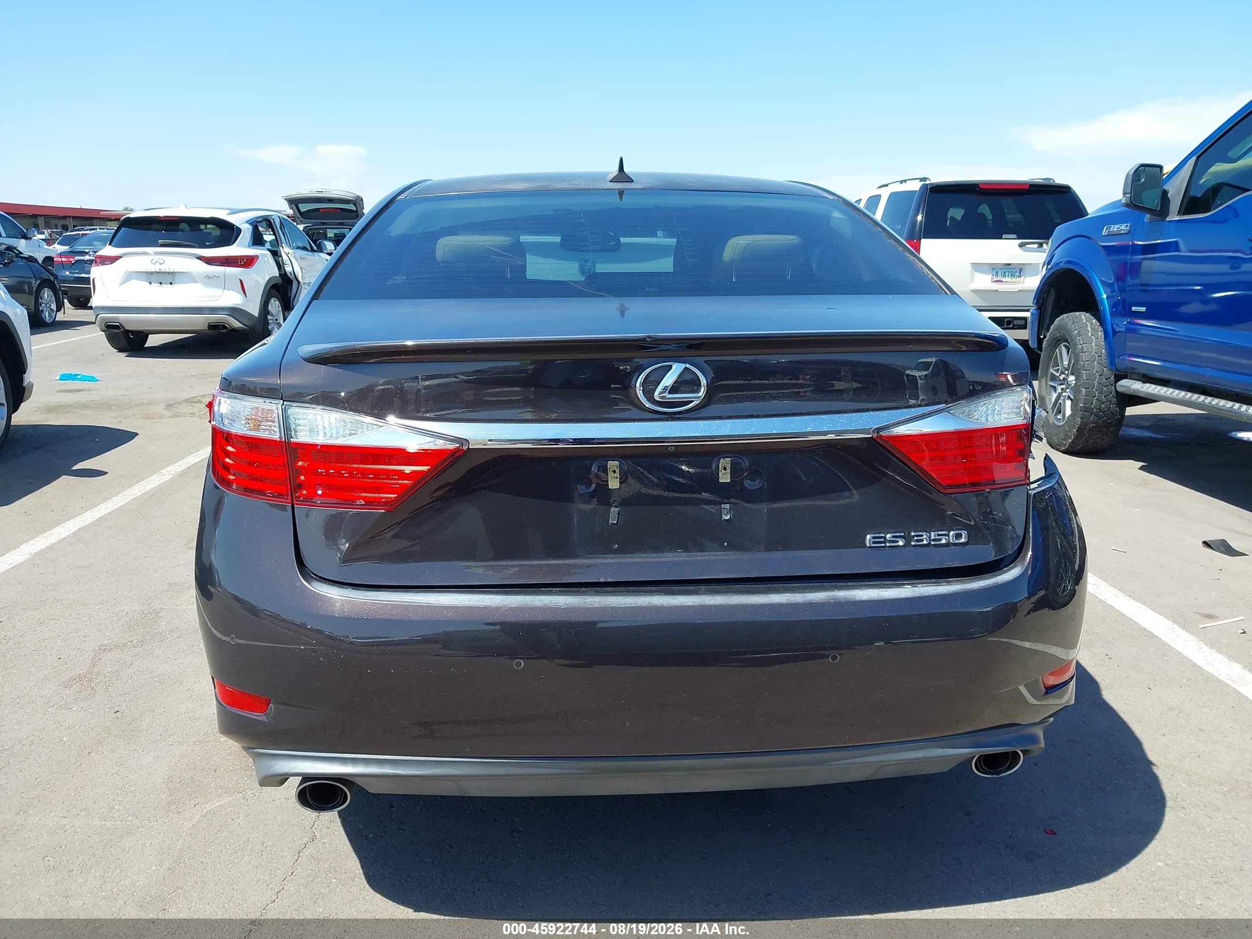 2013 Lexus Es 350   Maroon vin: JTHBK1GG9D2043756