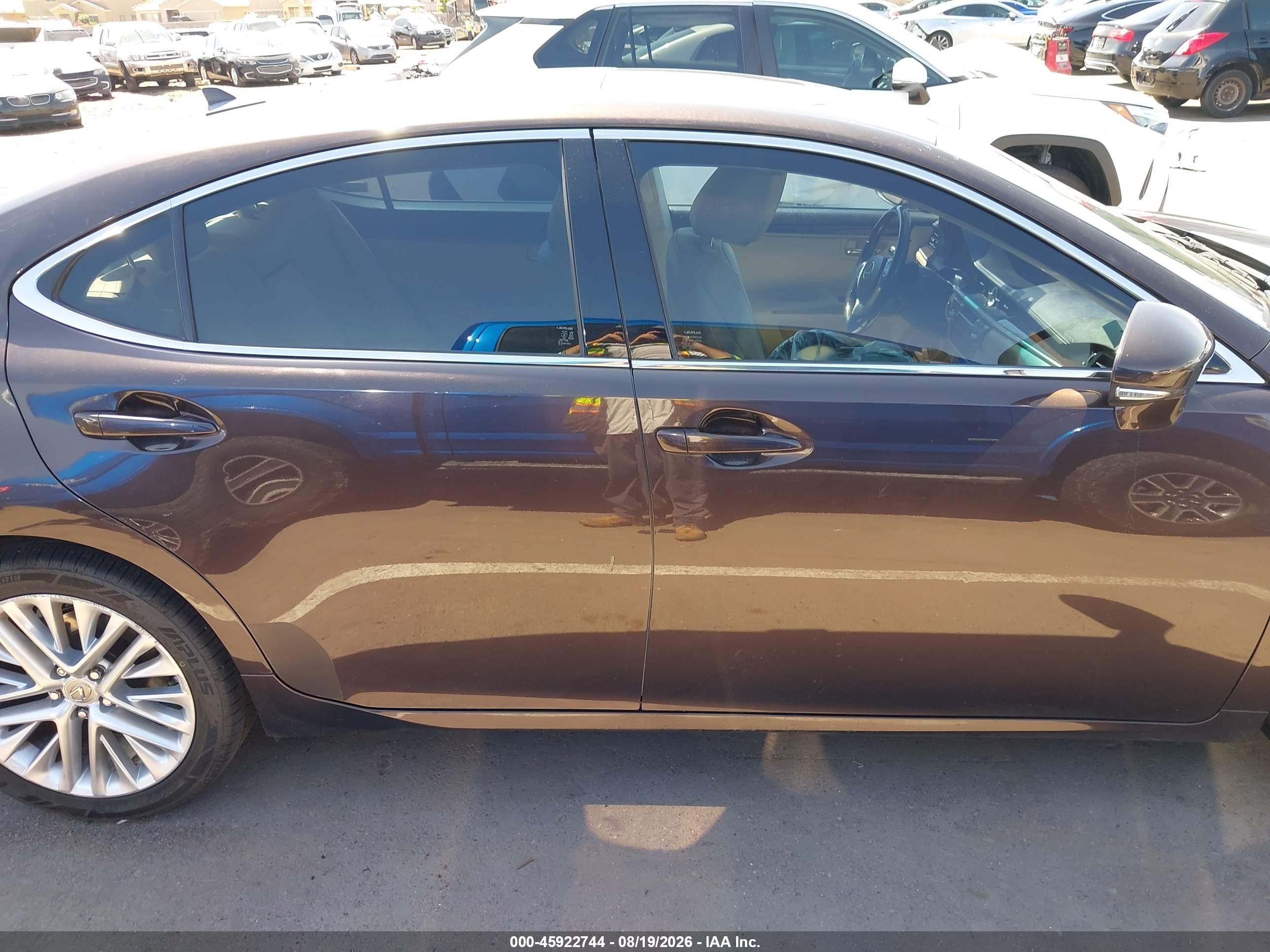 2013 Lexus Es 350   Maroon vin: JTHBK1GG9D2043756