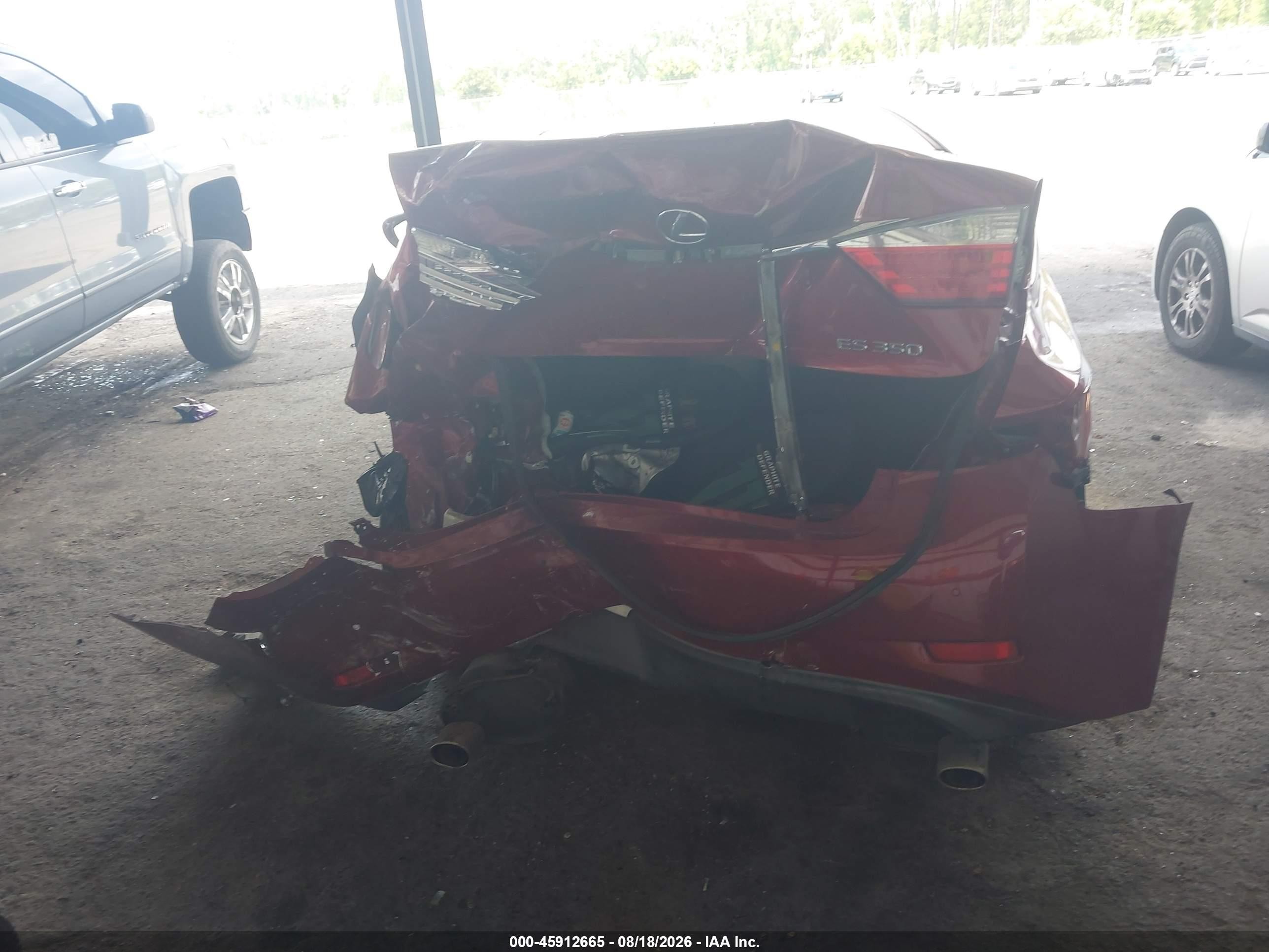 2013 Lexus Es 350   Burgundy vin: JTHBK1GG9D2052392