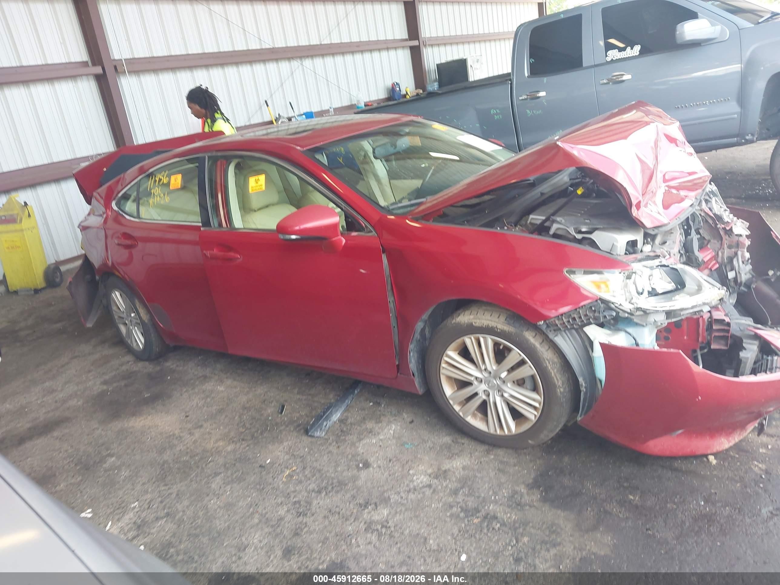 2013 Lexus Es 350   Burgundy vin: JTHBK1GG9D2052392
