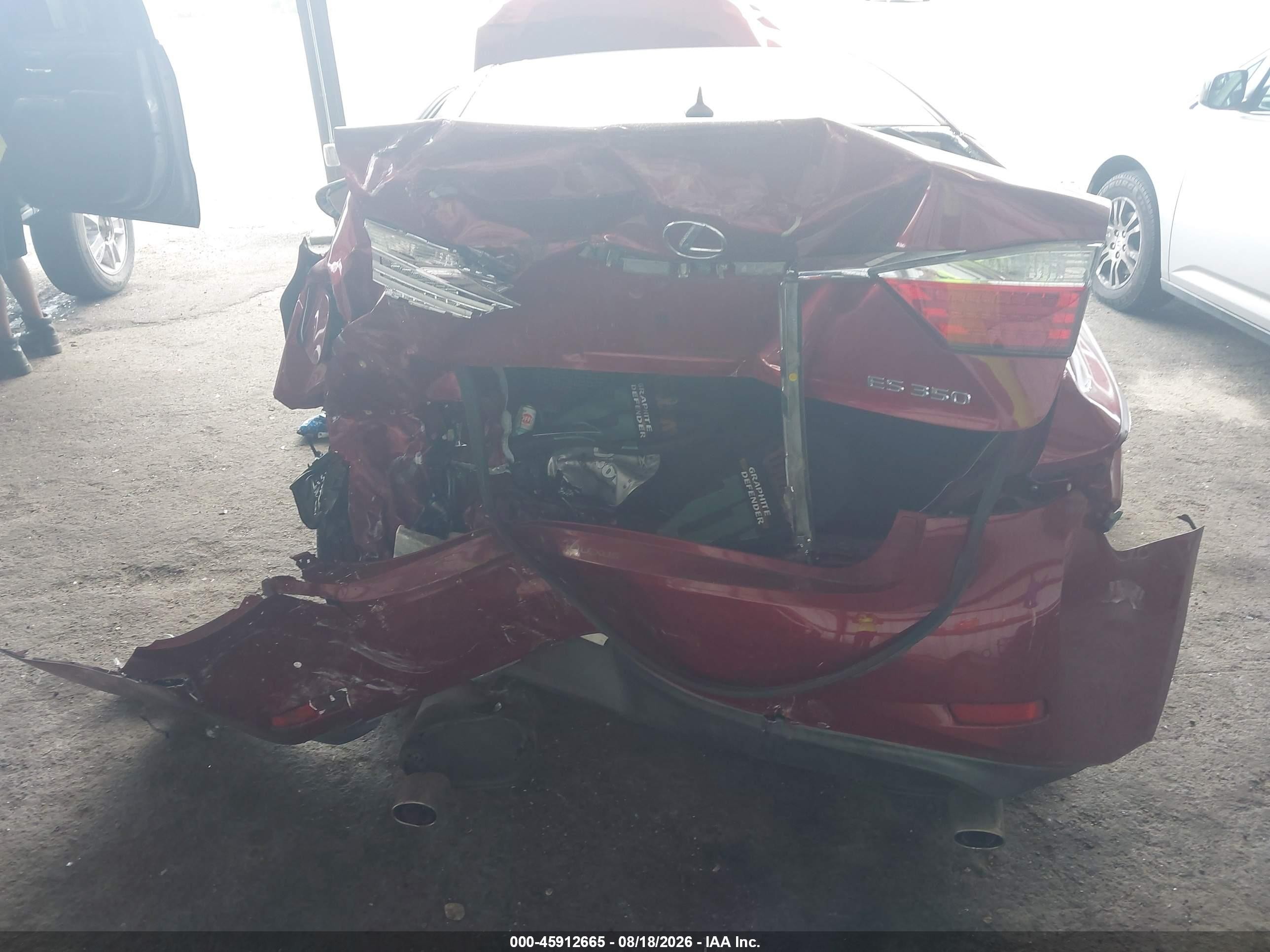 2013 Lexus Es 350   Burgundy vin: JTHBK1GG9D2052392