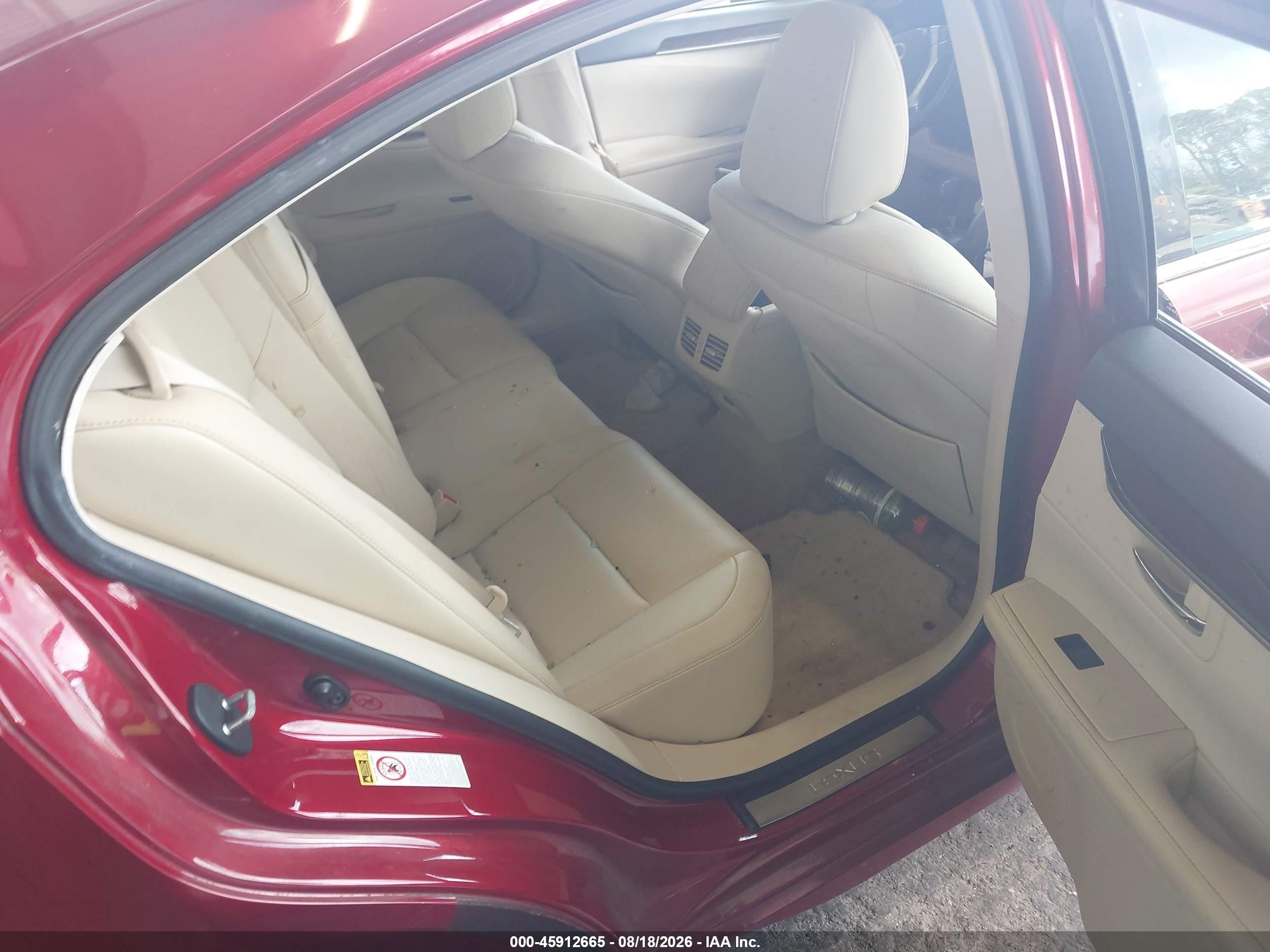 2013 Lexus Es 350   Burgundy vin: JTHBK1GG9D2052392