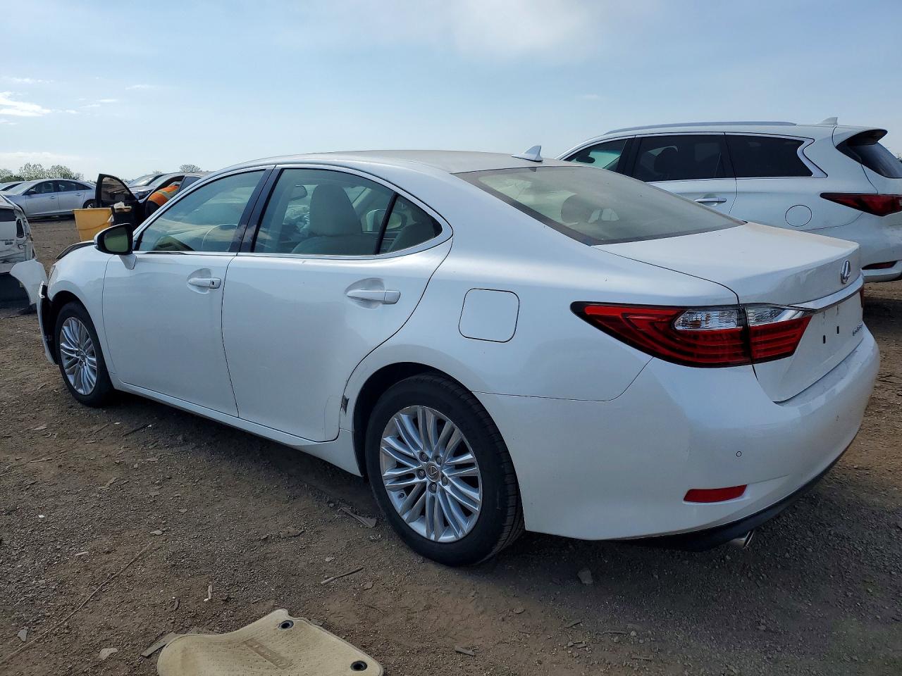 2013 Lexus Es 350 White vin: JTHBK1GG9D2055258