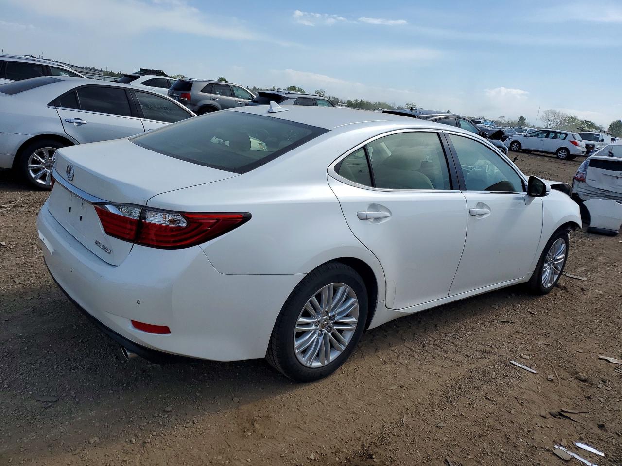 2013 Lexus Es 350 White vin: JTHBK1GG9D2055258