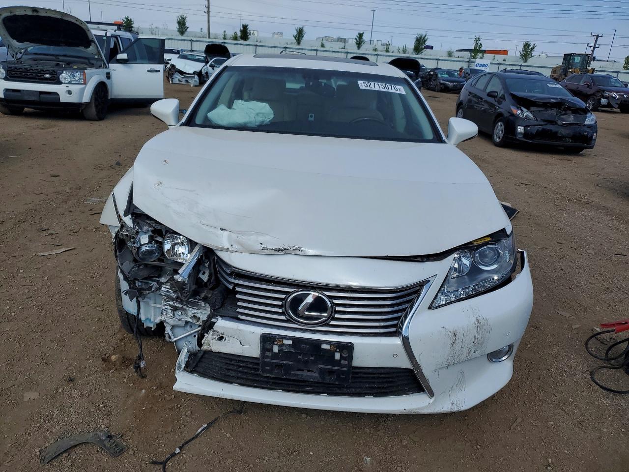 2013 Lexus Es 350 White vin: JTHBK1GG9D2055258