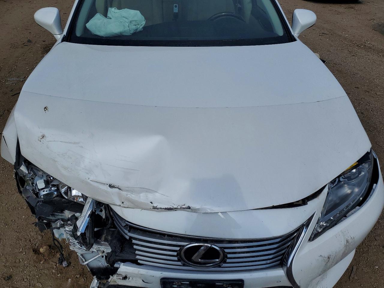 2013 Lexus Es 350 White vin: JTHBK1GG9D2055258