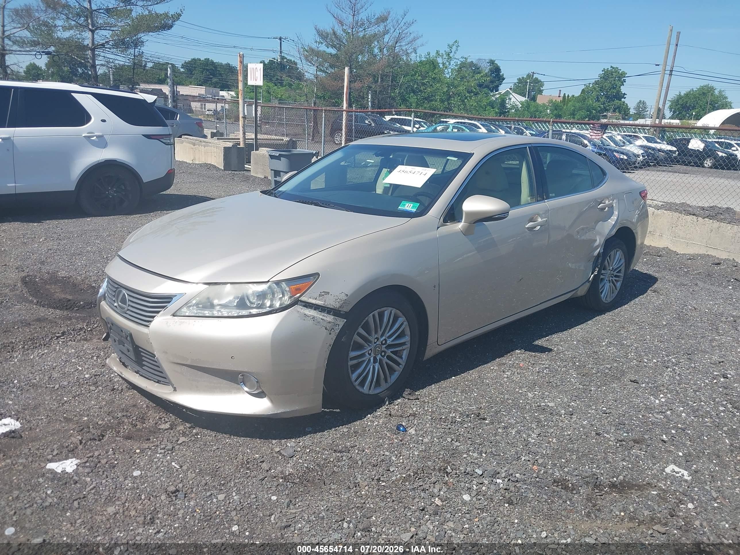 2013 Lexus Es 350   Бежевый vin: JTHBK1GG9D2067362