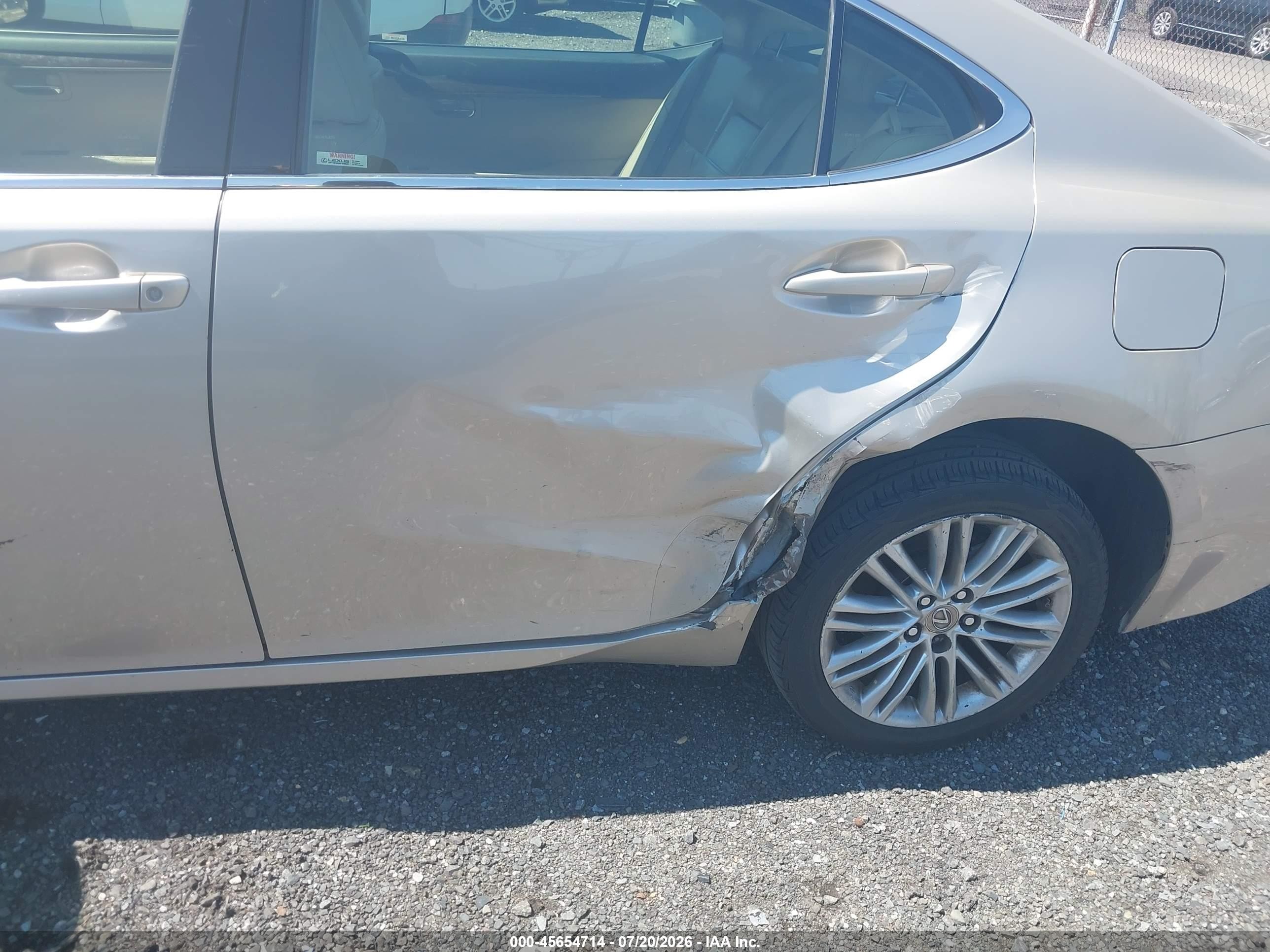 2013 Lexus Es 350   Бежевый vin: JTHBK1GG9D2067362