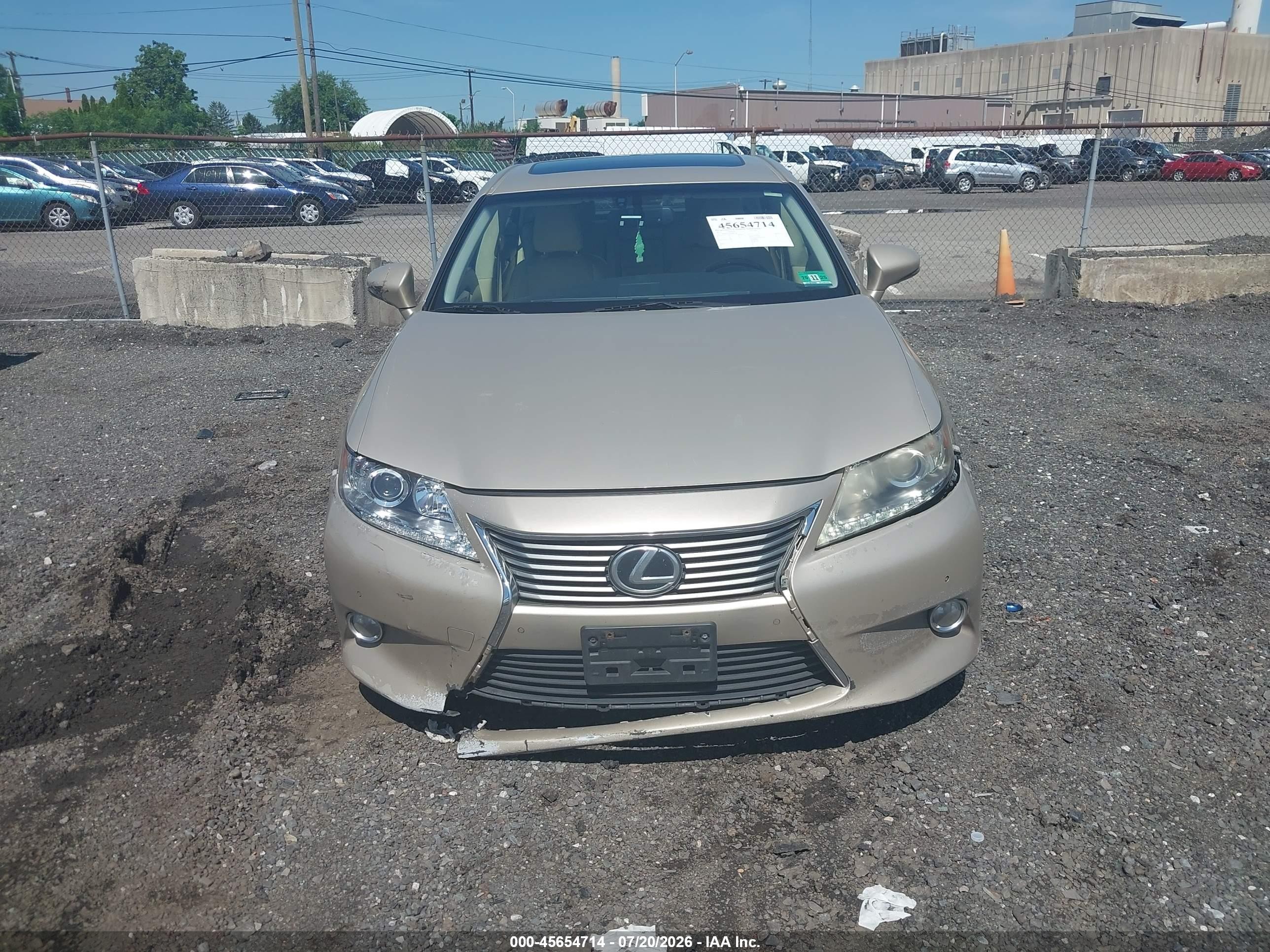 2013 Lexus Es 350   Бежевый vin: JTHBK1GG9D2067362