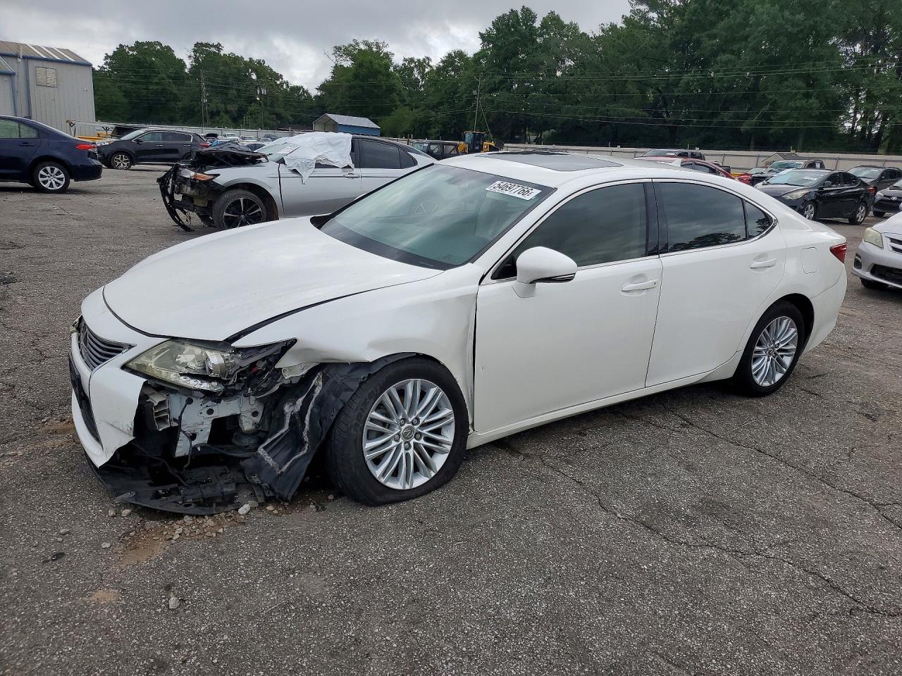 2013 Lexus Es 350 White vin: JTHBK1GG9D2068138