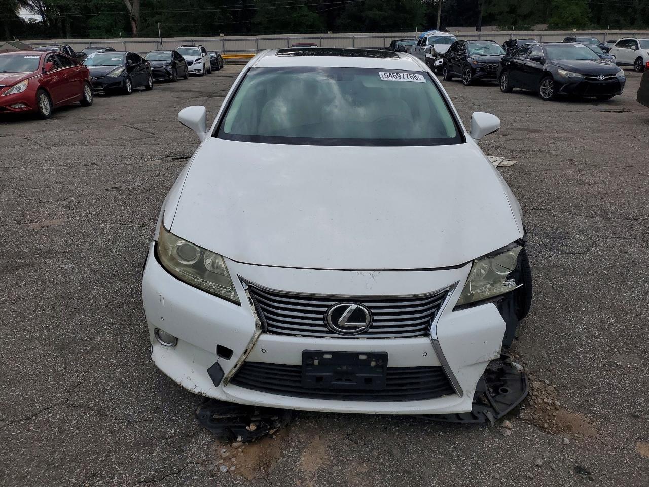 2013 Lexus Es 350 White vin: JTHBK1GG9D2068138