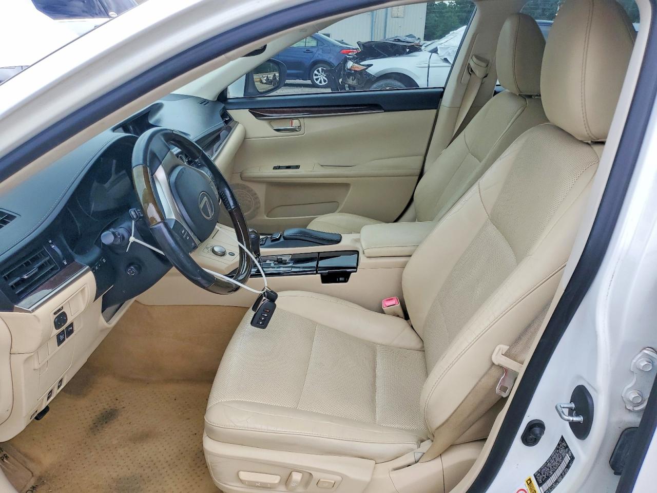 2013 Lexus Es 350 White vin: JTHBK1GG9D2068138
